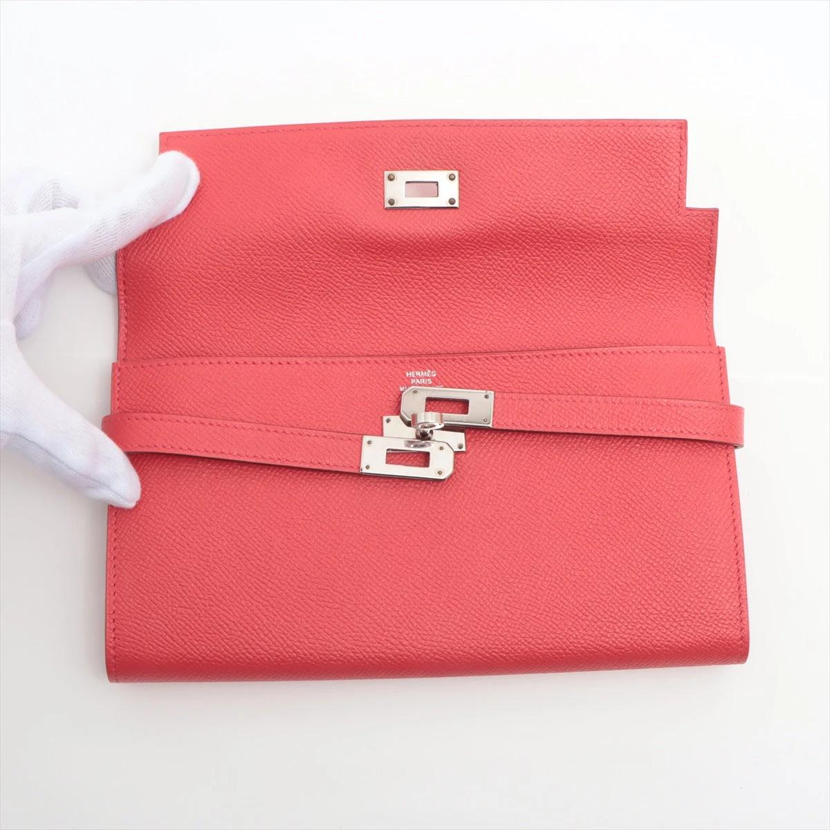 エルメス HERMES ケリーウォレットロング アリゲータークロコ