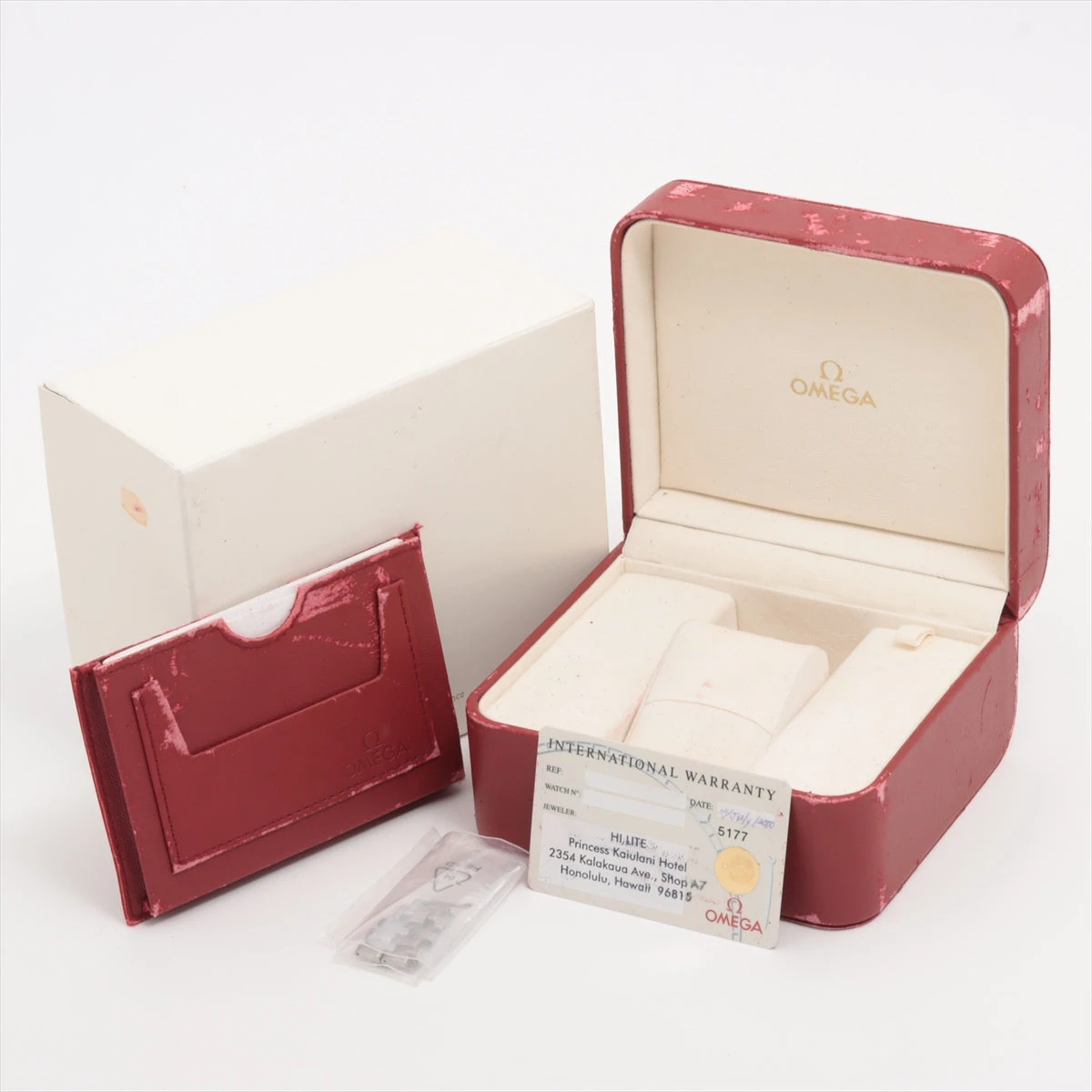 中古　OMEGA カフス　箱あり 311.32.40.30.02.001 シルバー OMEGA（オメガ）スピードマスター