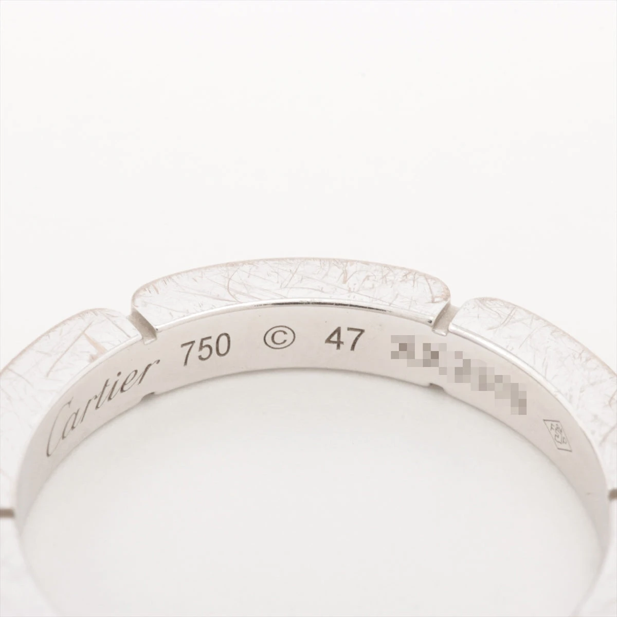 カルティエ マイヨンパンテール 4P ダイヤ リング 750(WG) 3.8g 47