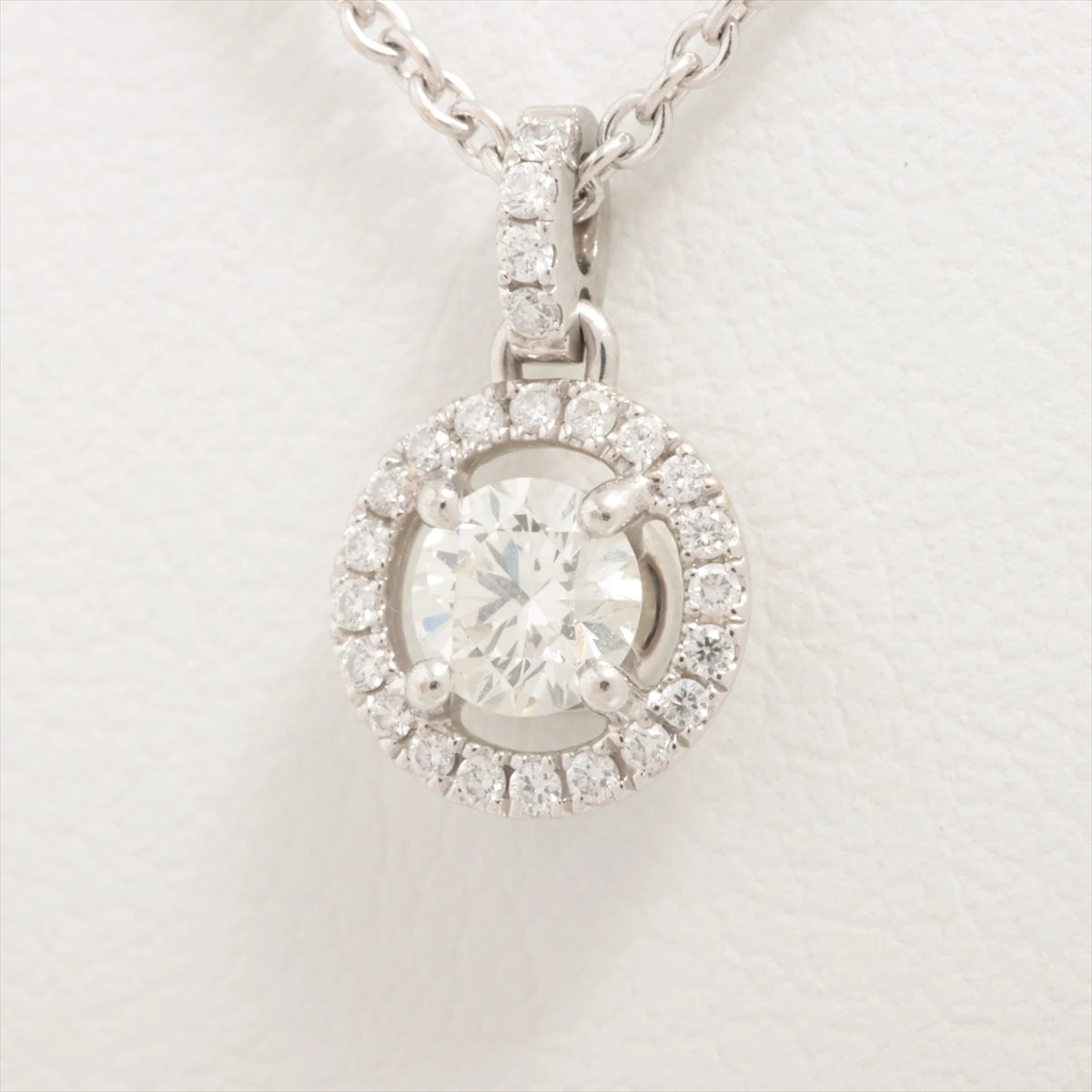 デビアス オーラ ダイヤ ネックレス 750(WG) 3.0g ダイヤ直径約 デビアス オーラ ダイヤ ネックレス 750(WG) 3.0g ダイヤ直径約