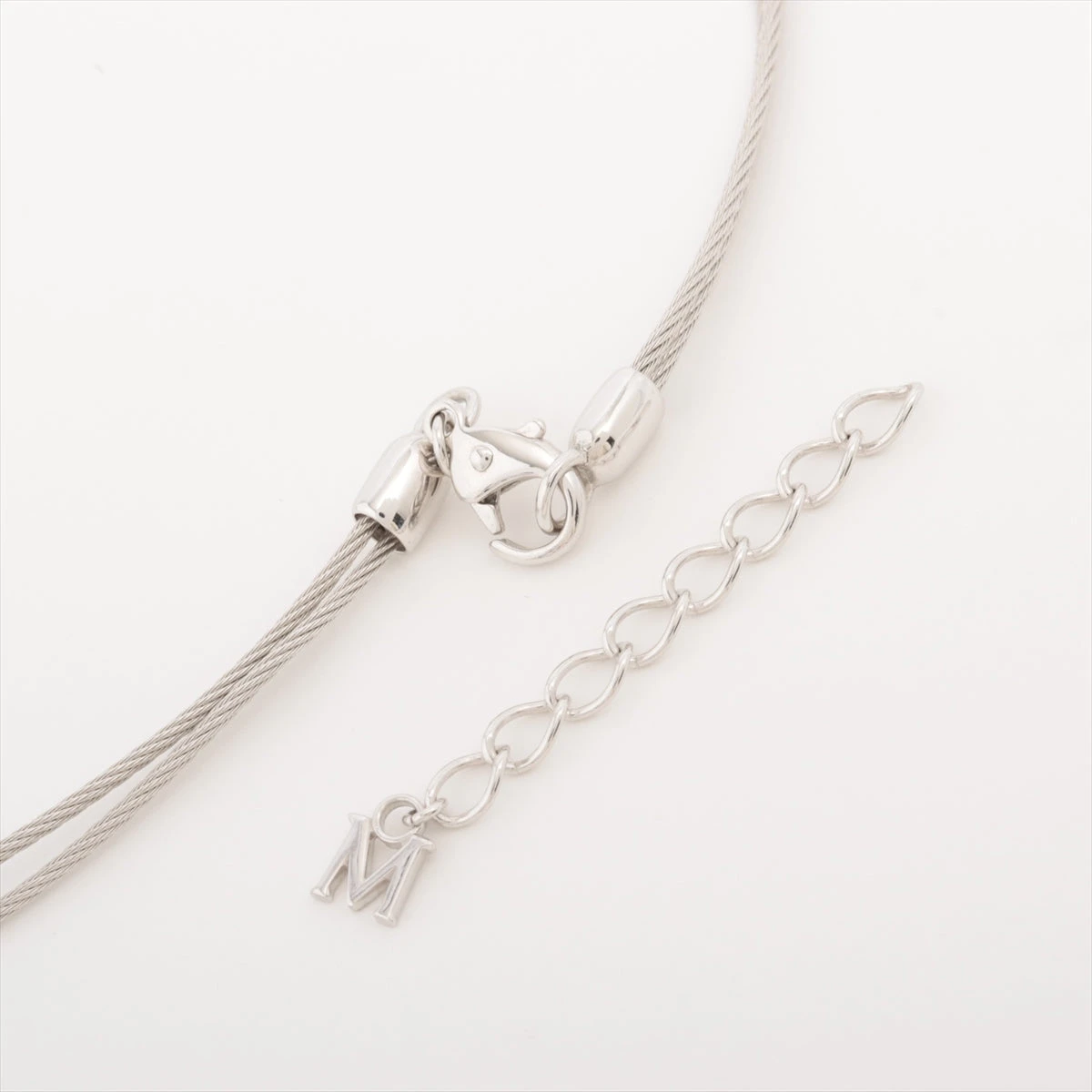 ミキモト ジュエルズインモーション パール ネックレス K18(WG)×SS 総 