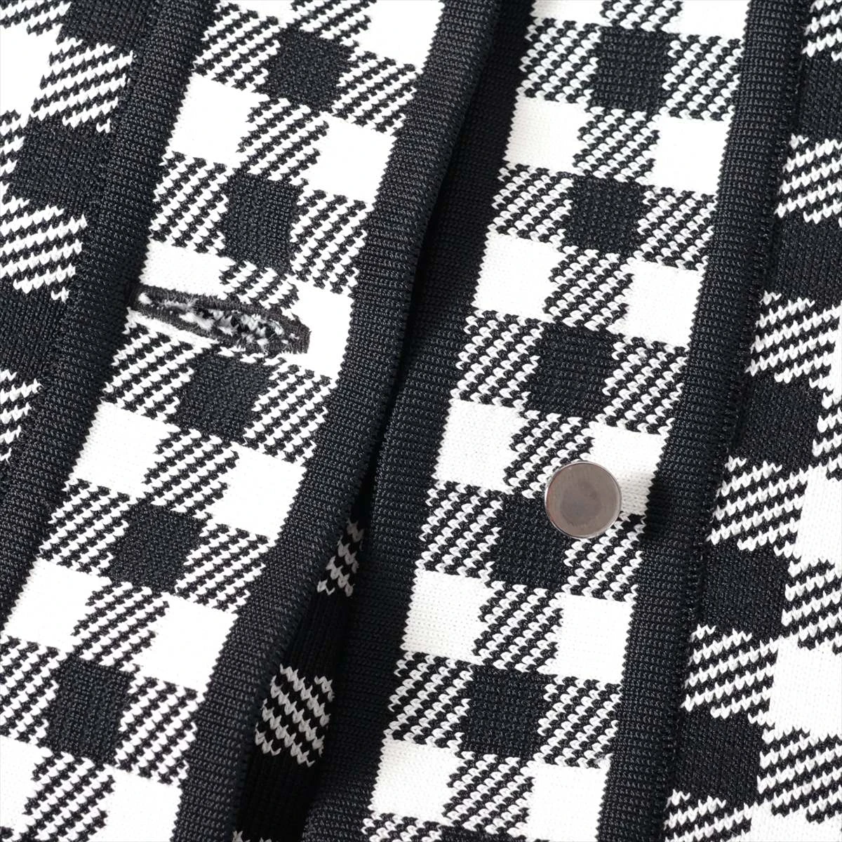 クリスチャンディオール ツィードジャケット ノーカラー カシミヤ