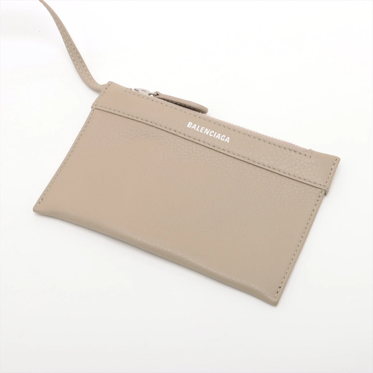バレンシアガ ネイビーカバスXS レザー 2WAYハンドバッグ ベージュ 