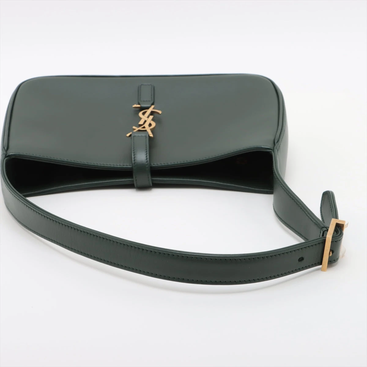 サンローランパリ ル サンカセット レザー ショルダーバッグ ダーク  