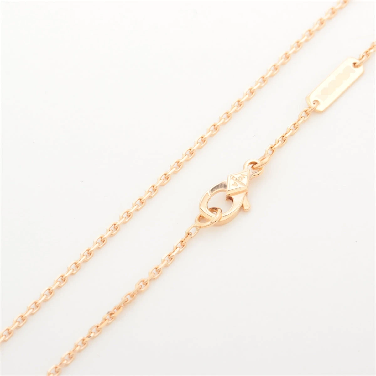 美品/正規品ヴァンクリーフ & アーペル ネックレス アリャンセス アルハンブラ ヴァンクリーフ&アーペル ヴィンテージアルハンブラ ネックレス 750(PG