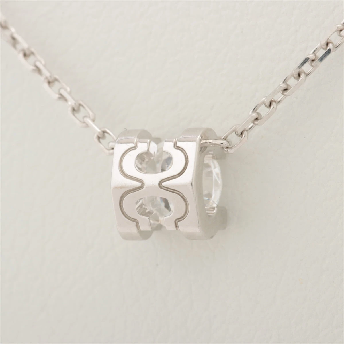 カルティエ Cドゥカルティエ ダイヤ ネックレス 750(WG) 2.6g 0.28 D