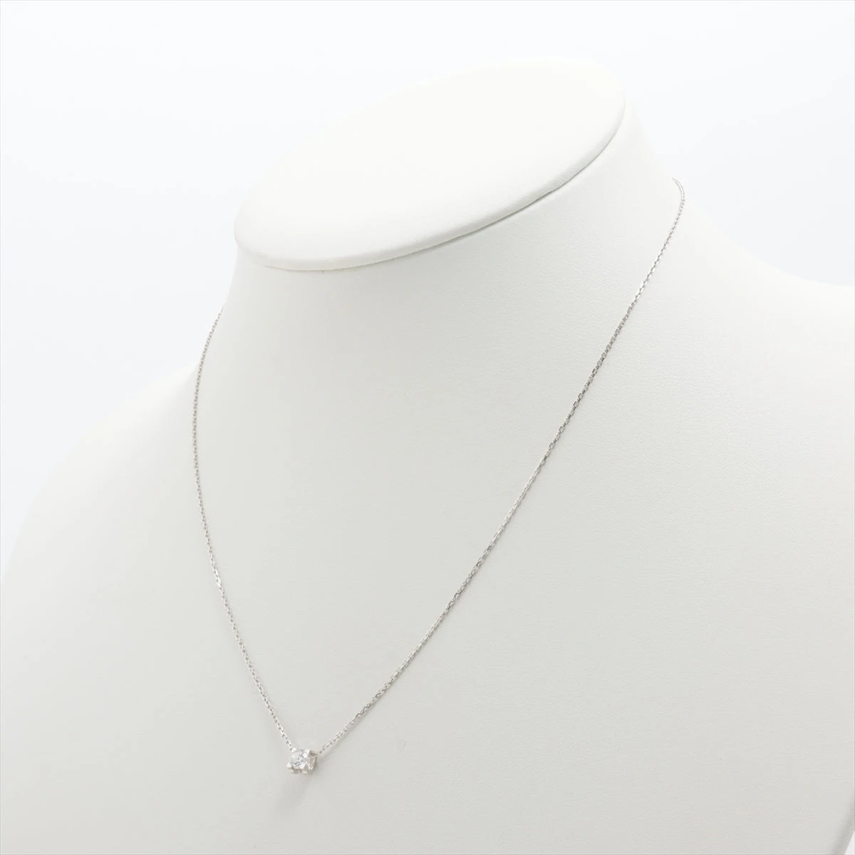 カルティエ Cドゥカルティエ ダイヤ ネックレス 750(WG) 2.6g 0.28 D