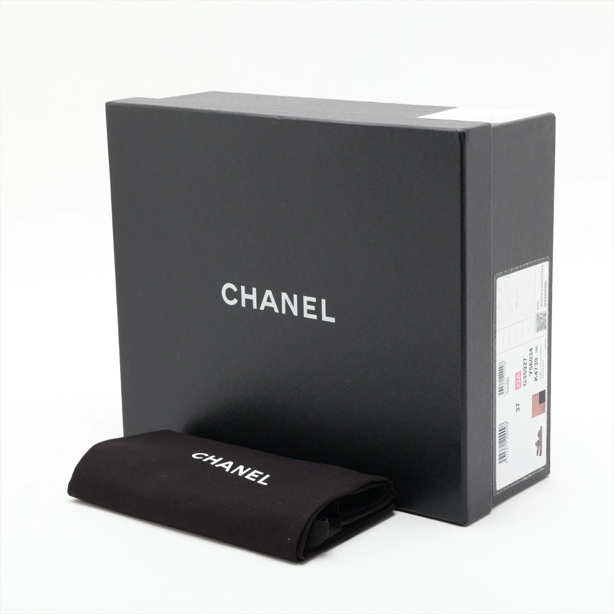 CHANEL - シャネル まとめ 2点 アンサンブル 黒 アンゴラ ファー