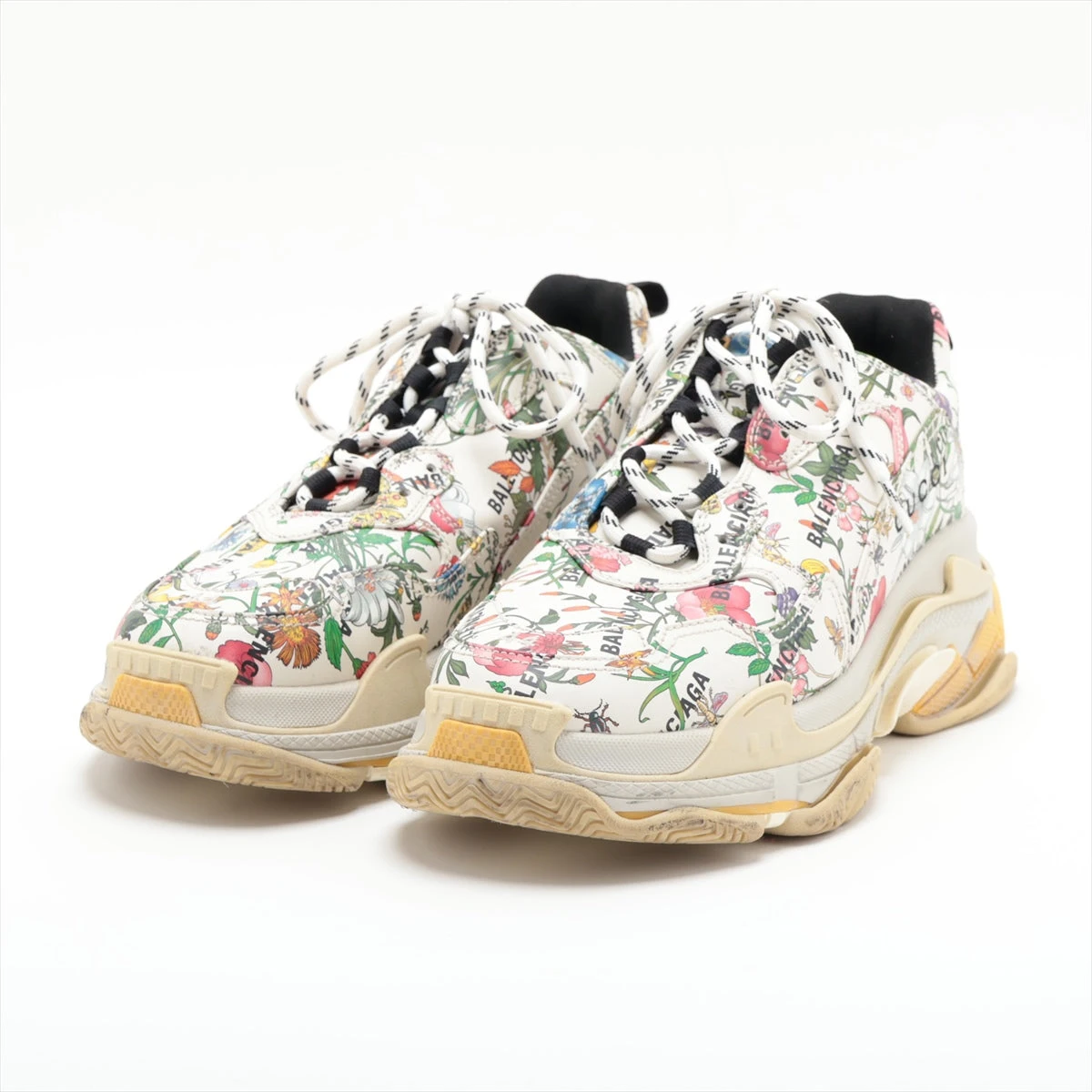 グッチ×バレンシアガ トリプルS PVC スニーカー 44 メンズ マルチ