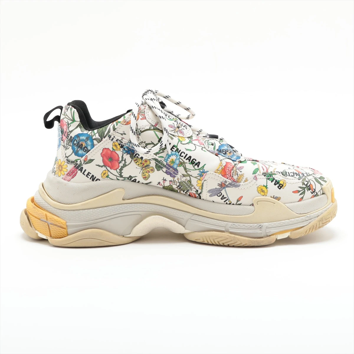 グッチ×バレンシアガ トリプルS PVC スニーカー 44 メンズ マルチ