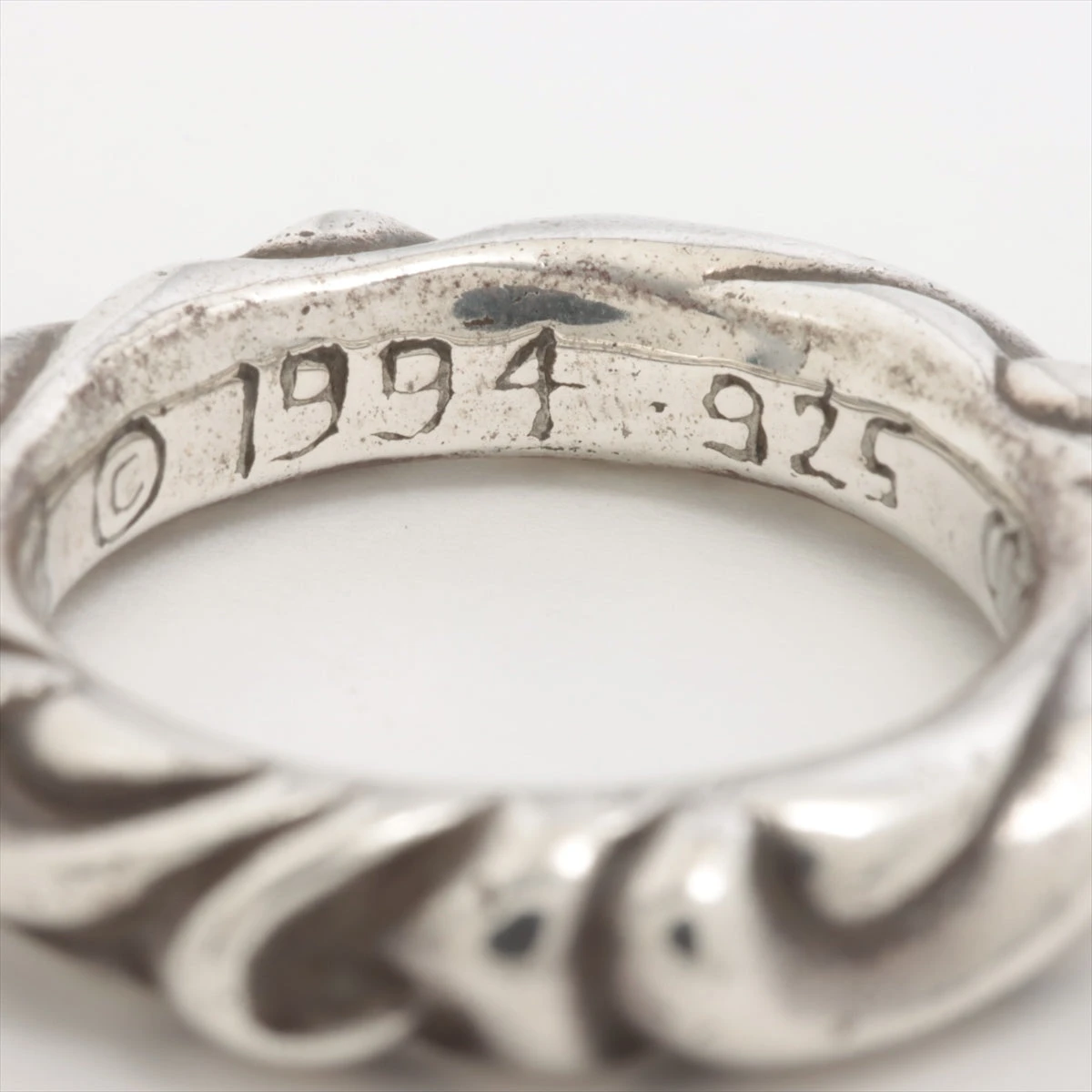 クロムハーツ スクロールバンド リング 925 7.6g A2568534｜中古