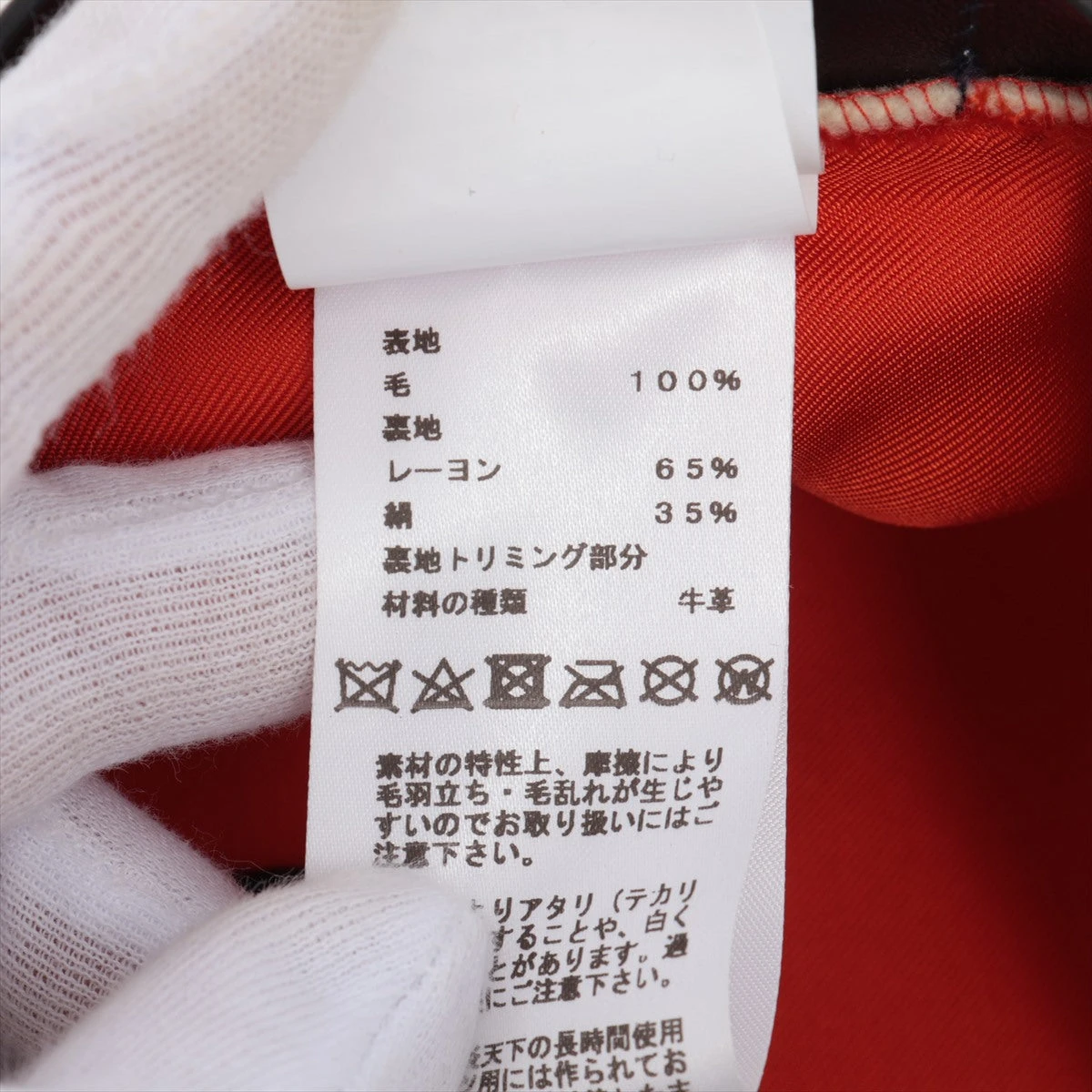 エルメス セリエ ベレー帽 57 ウール アイボリーサントノーレ