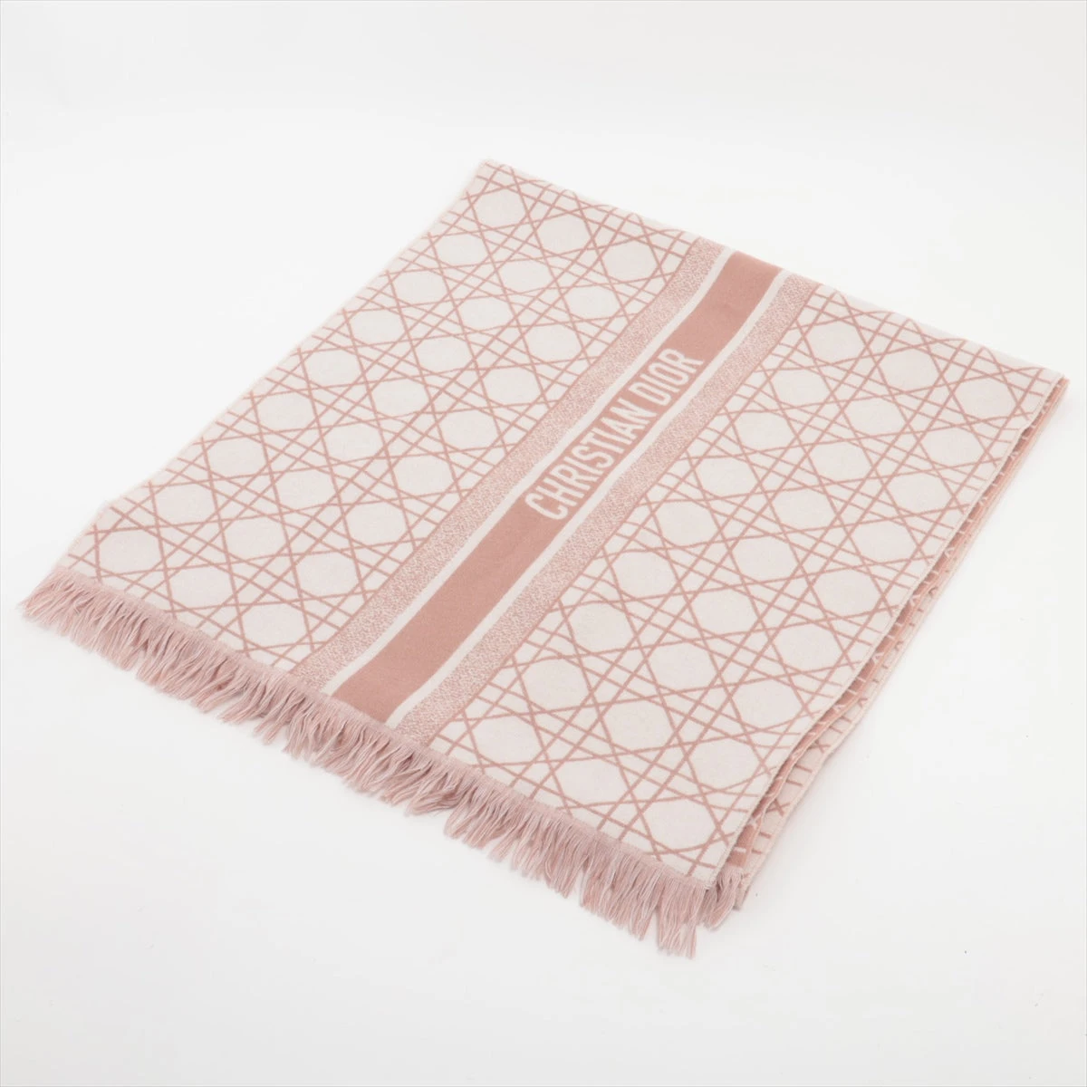人気のディオール ピンクマフラー ♡Christian Dior UK製 ロゴマフラー
