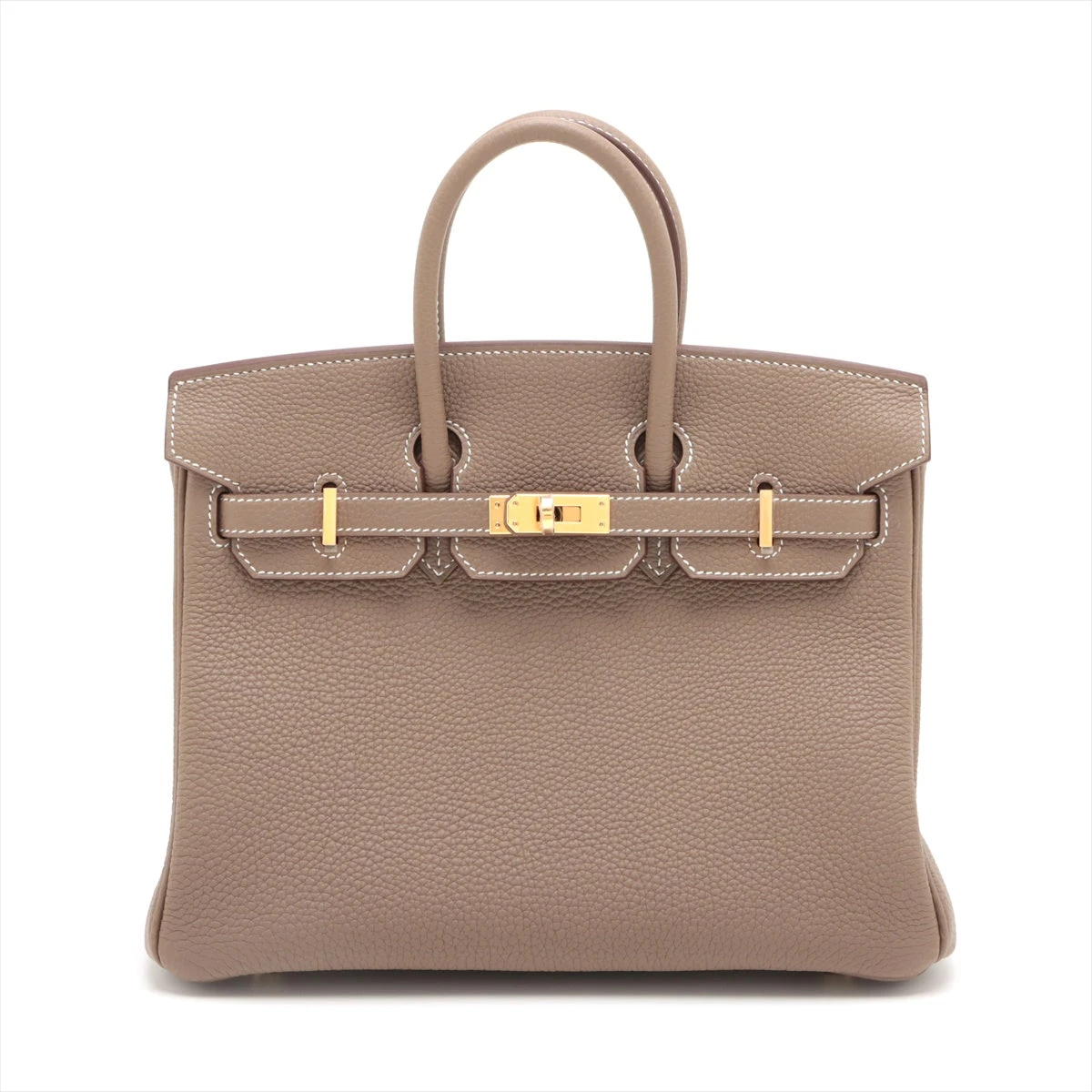 エルメス バーキン25 トゴ エトゥープ ゴールド金具 B:2023年