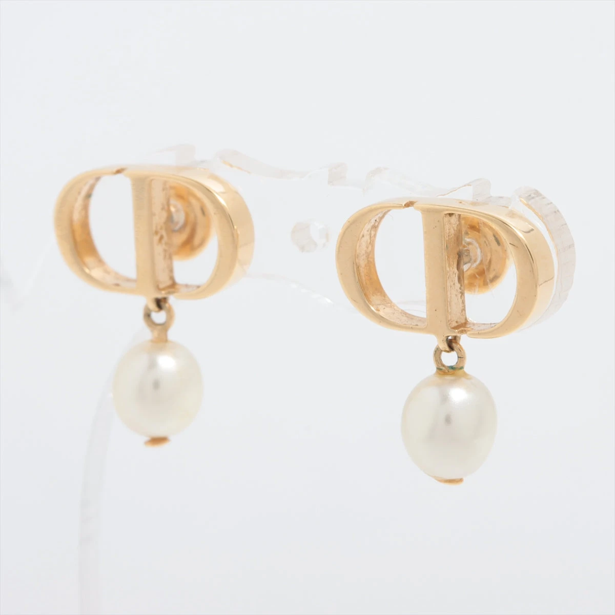 DIOR | Petit CD ピアス メタル & レジンパール