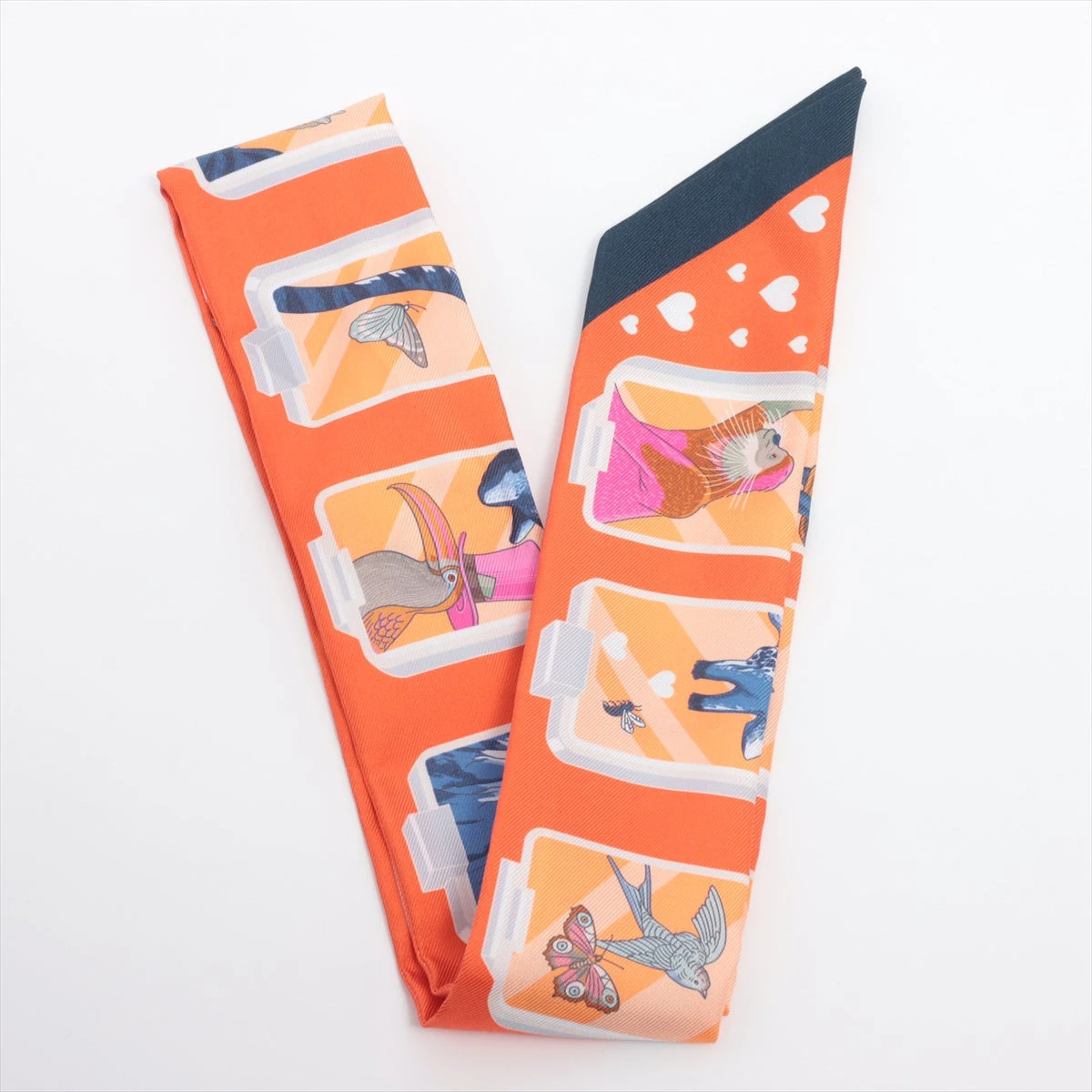 エルメス ツイリー HERMES STORY エルメス ストーリー ツイリー シルク