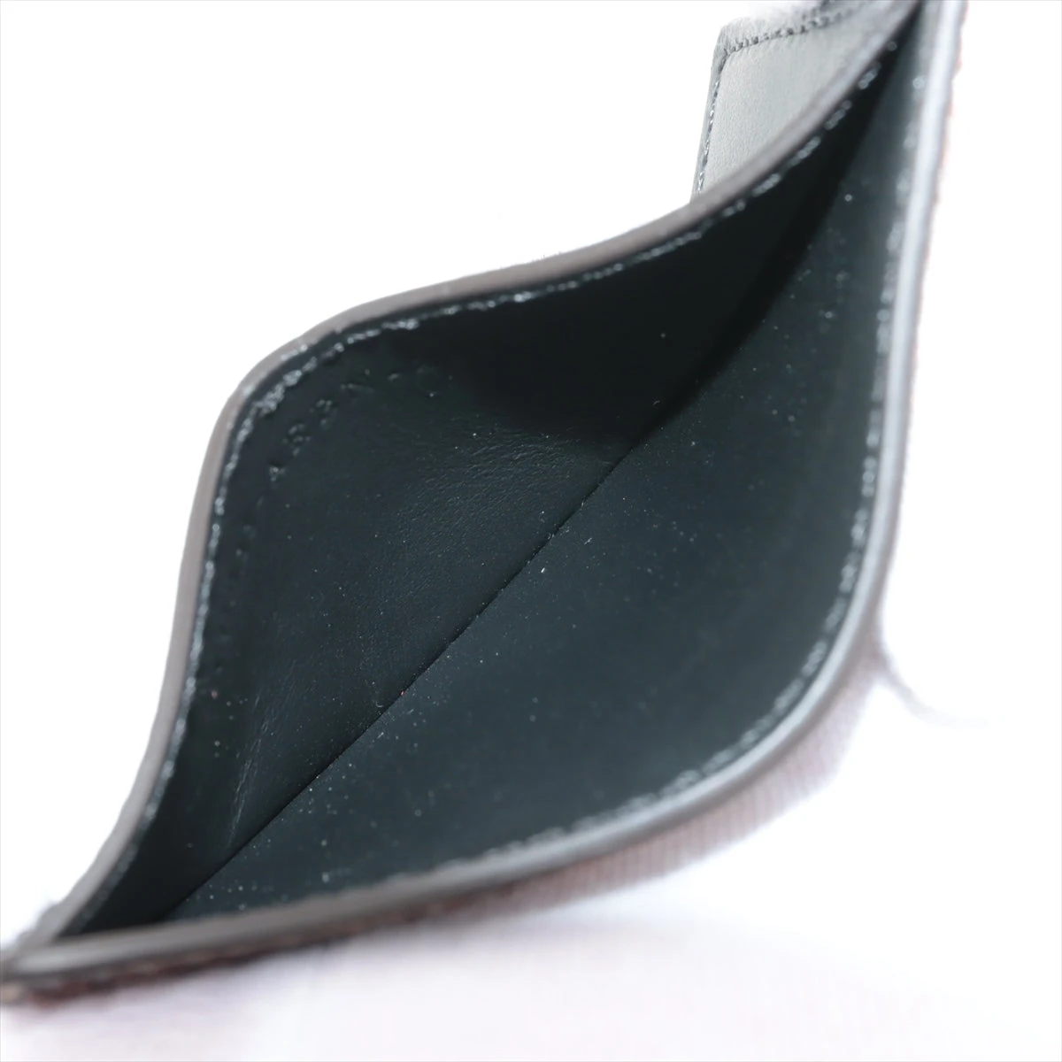 【新品・未使用】フェンディ カードケース ズッカ柄 FENDI 7AR911 フェンディ ズッカ PVC×レザー カードケース ブラック×ブラウン
