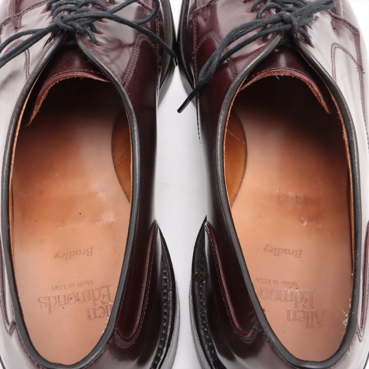 Allen Edmonds（アレンエドモンズ）コードバン ブラッドリー 中古 Allen Edmonds Bradley Burgundy CORDOVAN V-TIP コードバン USA