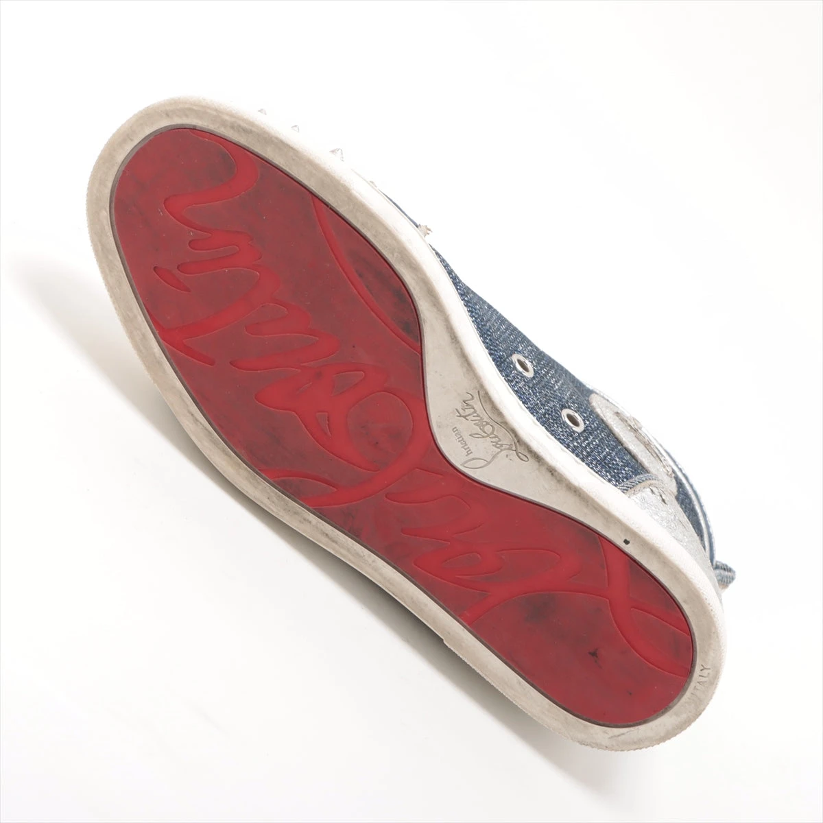 【未使用に近い】ルブタン　36 ハイカットスニーカー　スタッズ Christian Louboutin(クリスチャンルブタン) LOUIS スパイク