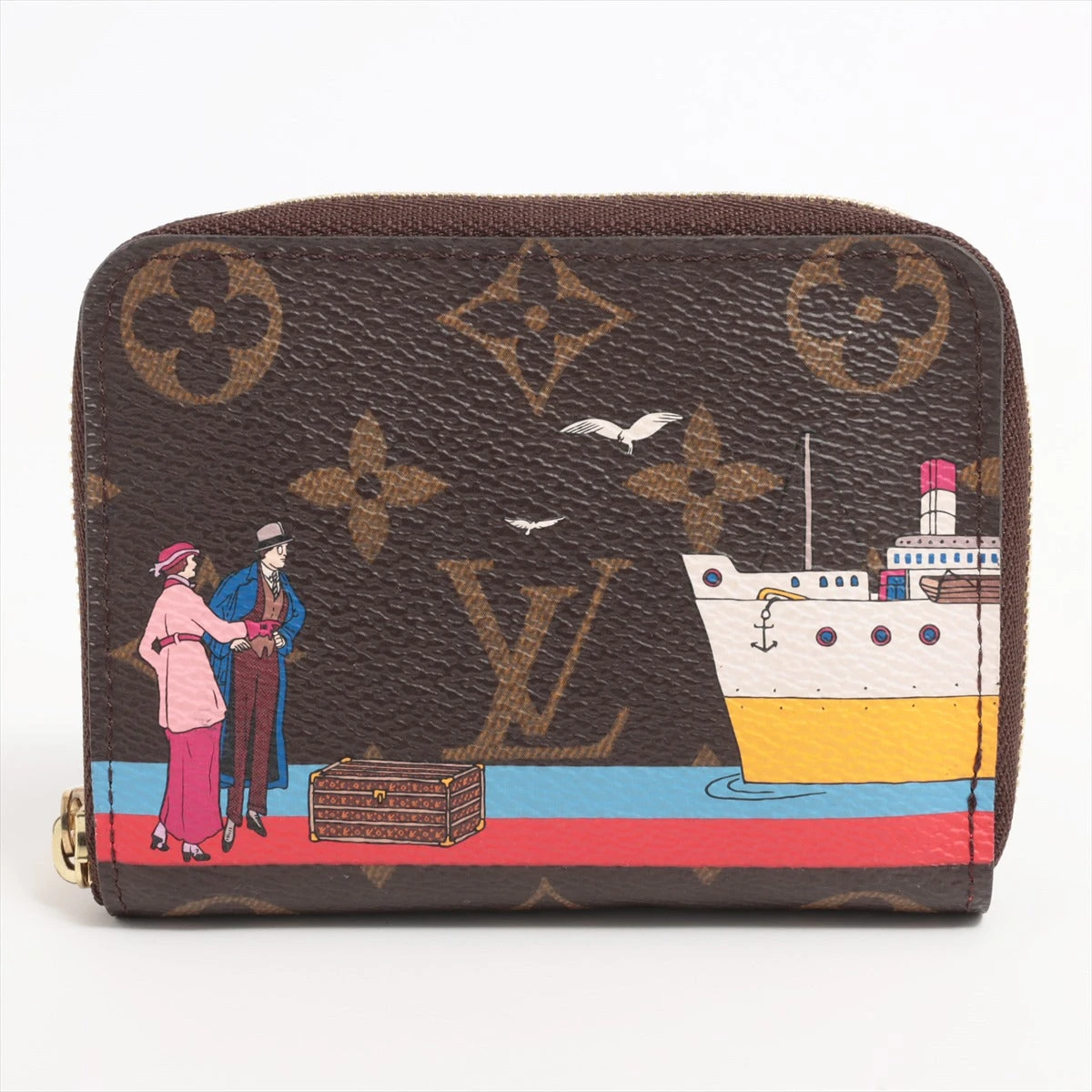 鑑定済 ルイヴィトン マルチカラー ジッピーコインパース コンパクト ウォレット Louis Vuitton ルイ・ヴィトン ジッピー コインパース 小銭入れ