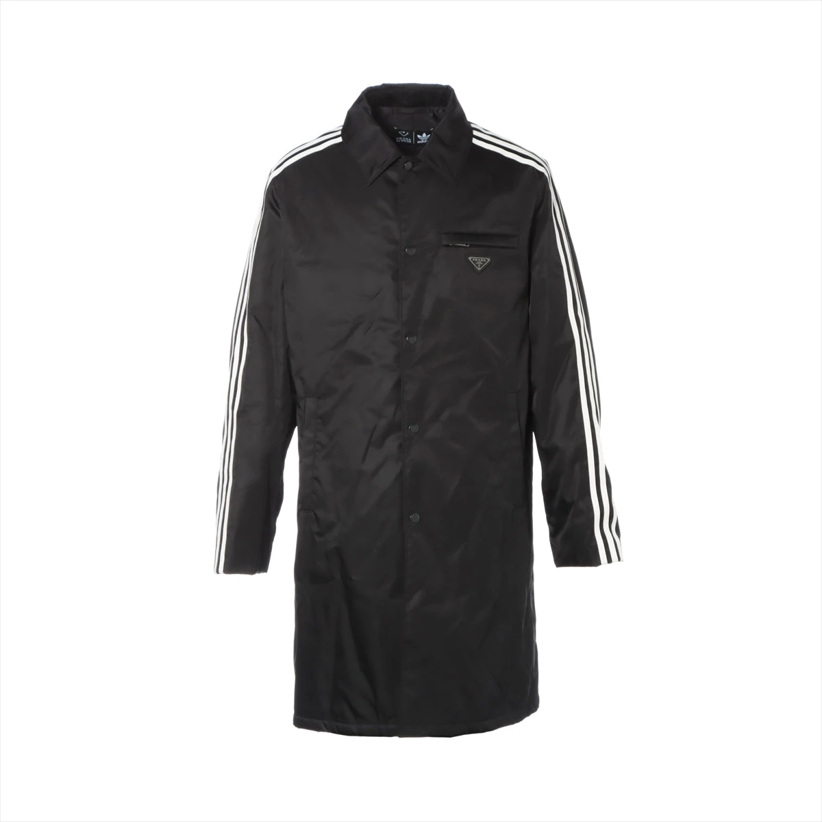 プラダ　ナイロン　コート　ブラック　L メンズ　☆3連休限定特価☆ プラダ×アディダス Re Nylon リ ナイロン 21AW ナイロン ナイロン
