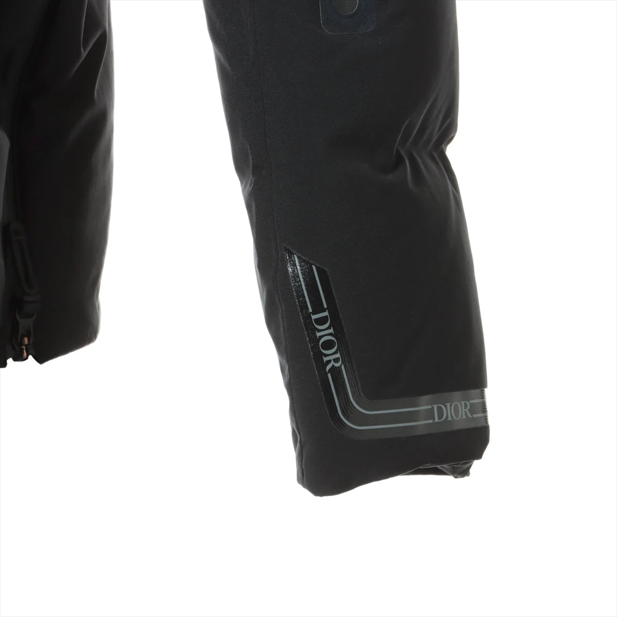 ディオール×デサント ナイロン ダウンジャケット 44 メンズ ブラック