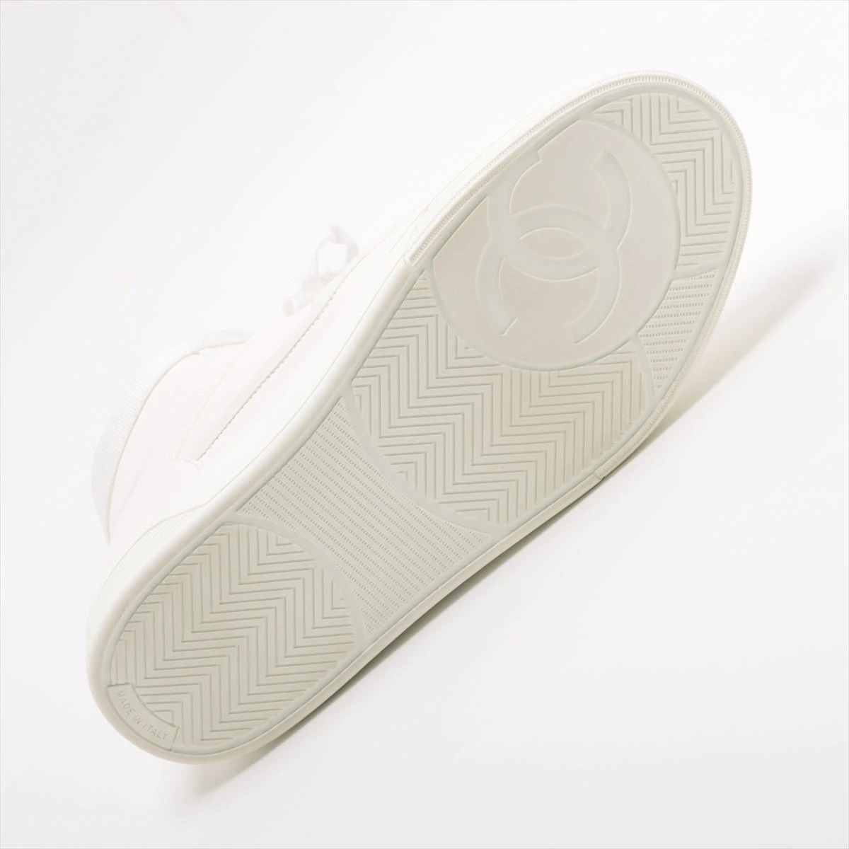 シャネル ココマーク レザー ハイカットスニーカー 41 メンズ