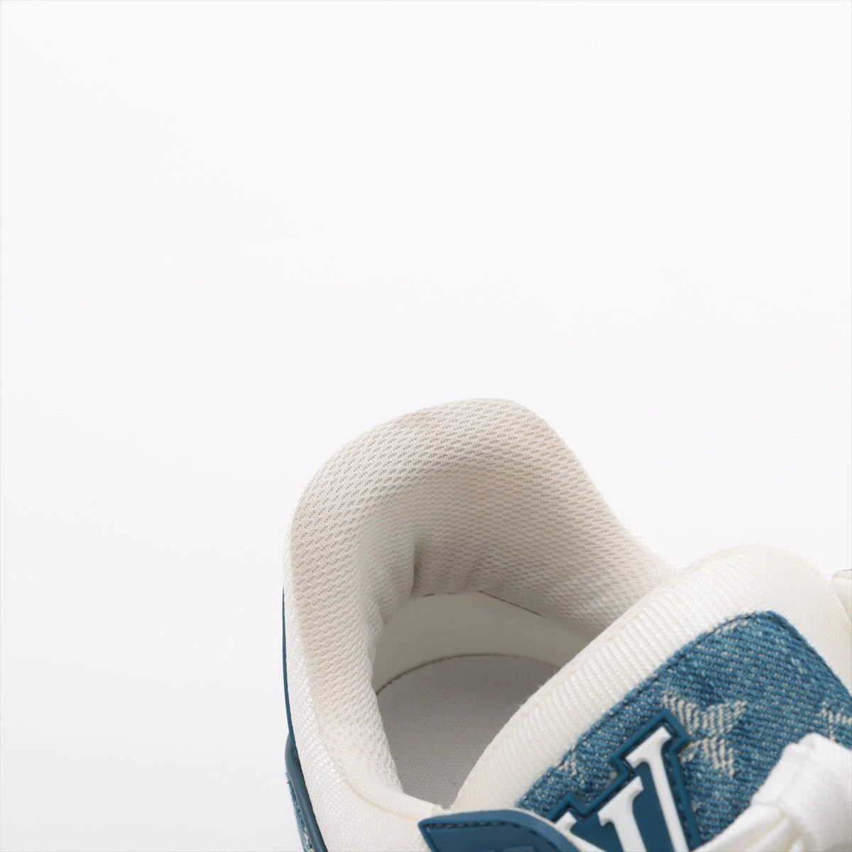 いとりん7点 ヴィトン LVトレイナーライン 22年 レザー×デニム スニーカー 7