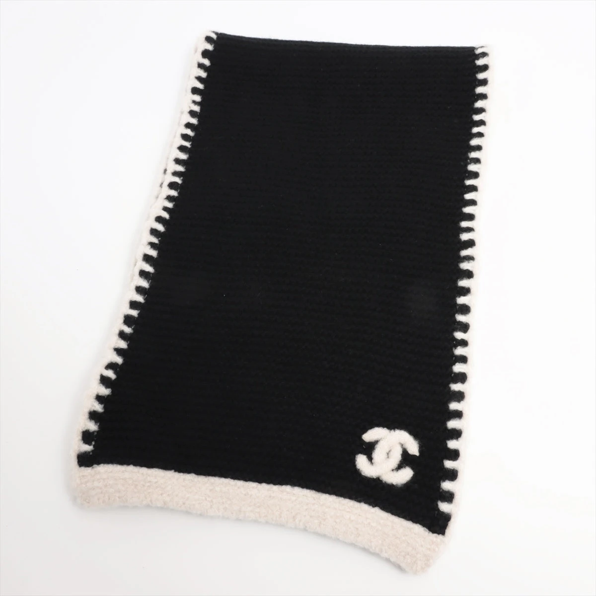 出張…様 極美品 CHANEL シャネル ココマーク マフラー シルク カシミヤ CHANEL シャネル マフラー ショール ストール ココマーク カシミヤ