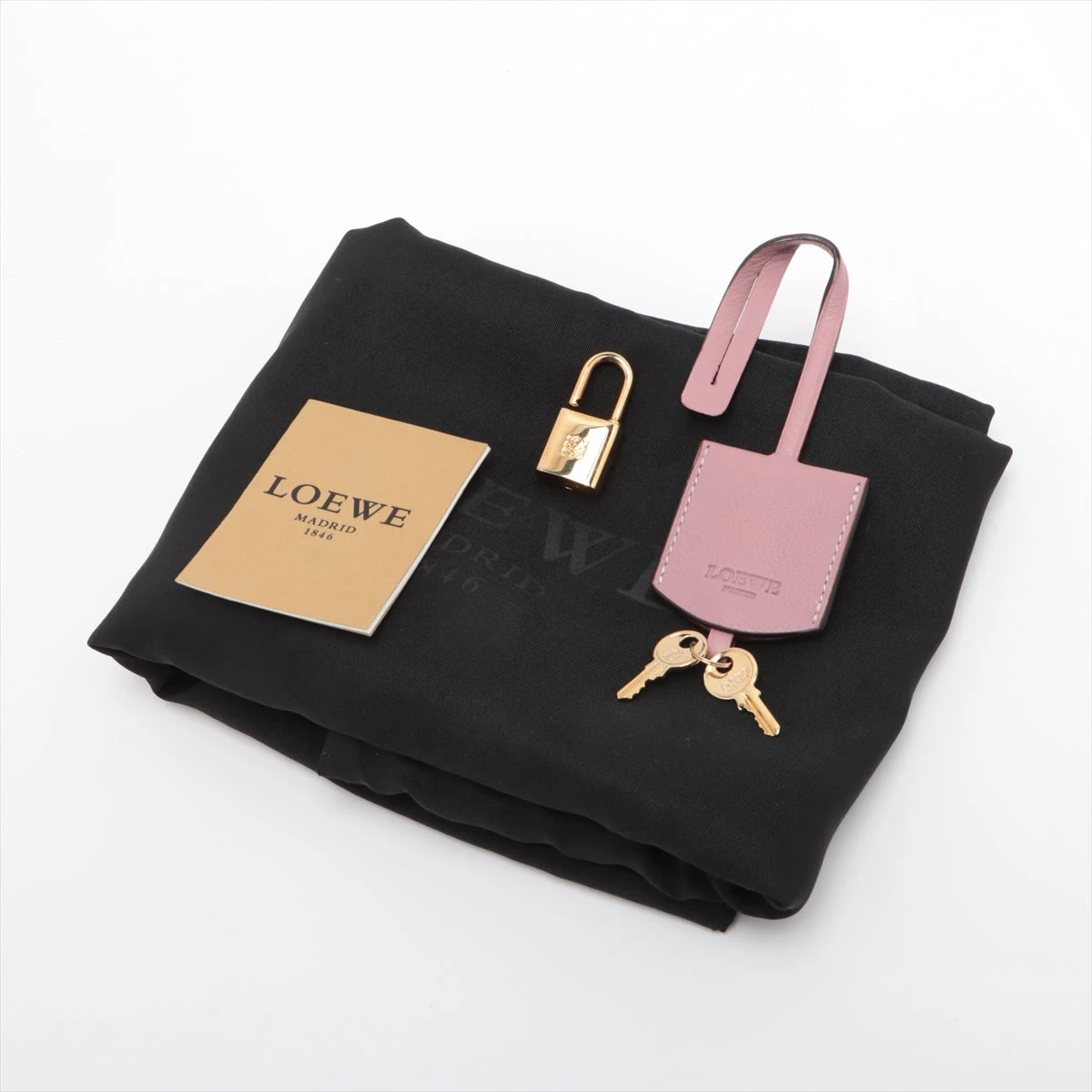 ロエベ アマソナ36 パンチングレザー ハンドバッグ ベージュ