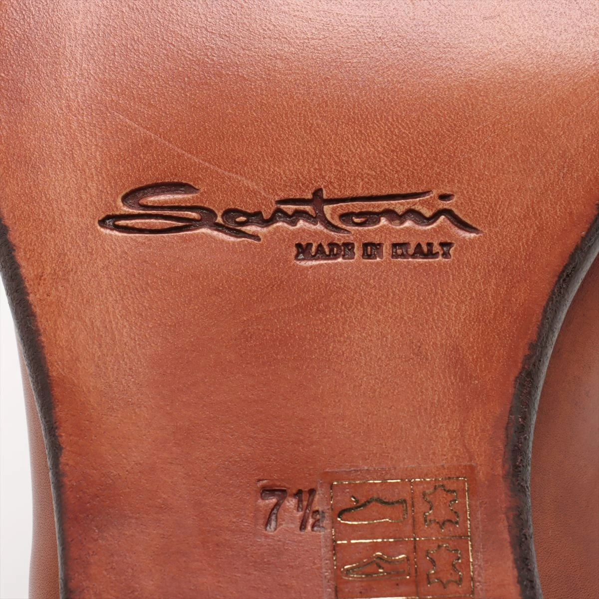◇Santoni サントーニ ビジネスシューズ 7 1/2 茶色