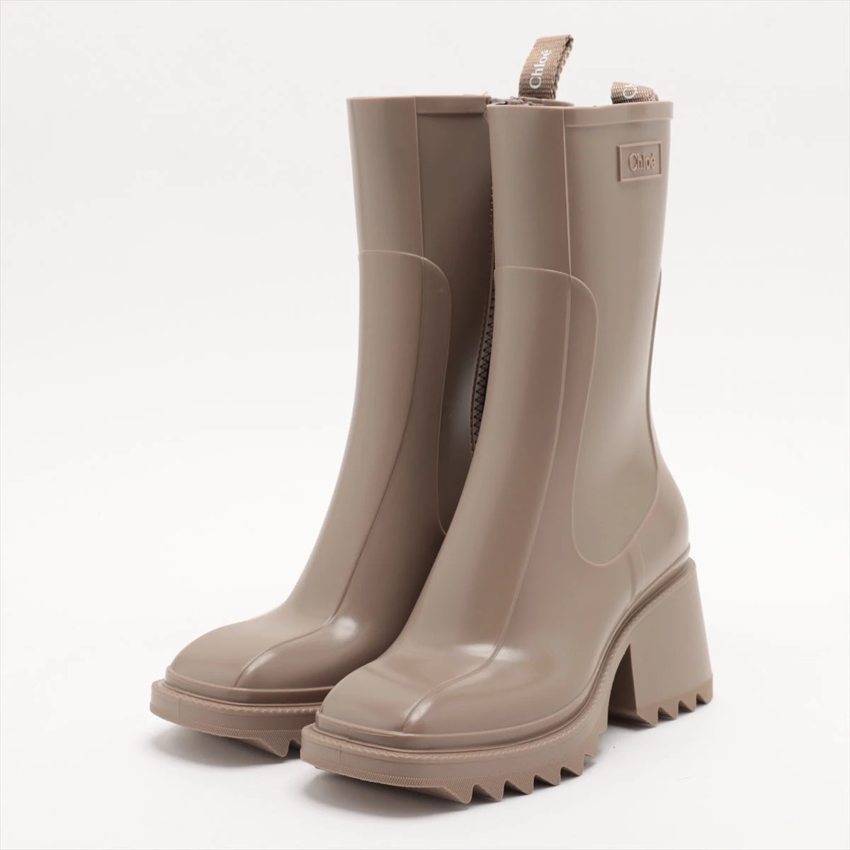 クロエ ラバー レインブーツ 36 レディース ブラウン BETTY