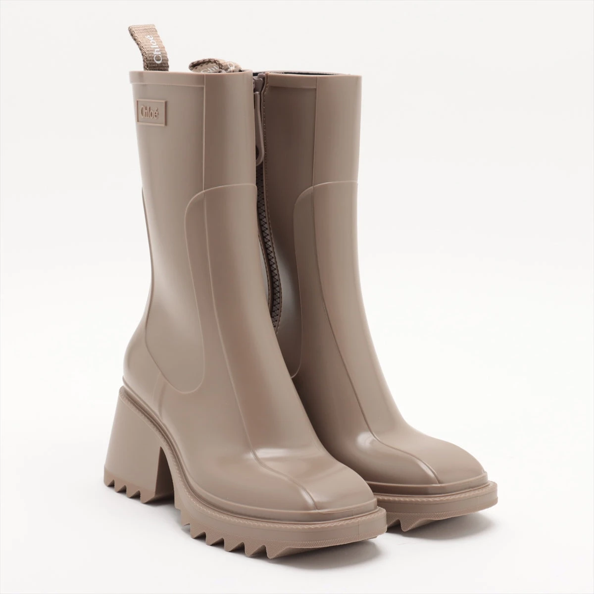 クロエ ラバー レインブーツ 36 レディース ブラウン BETTY