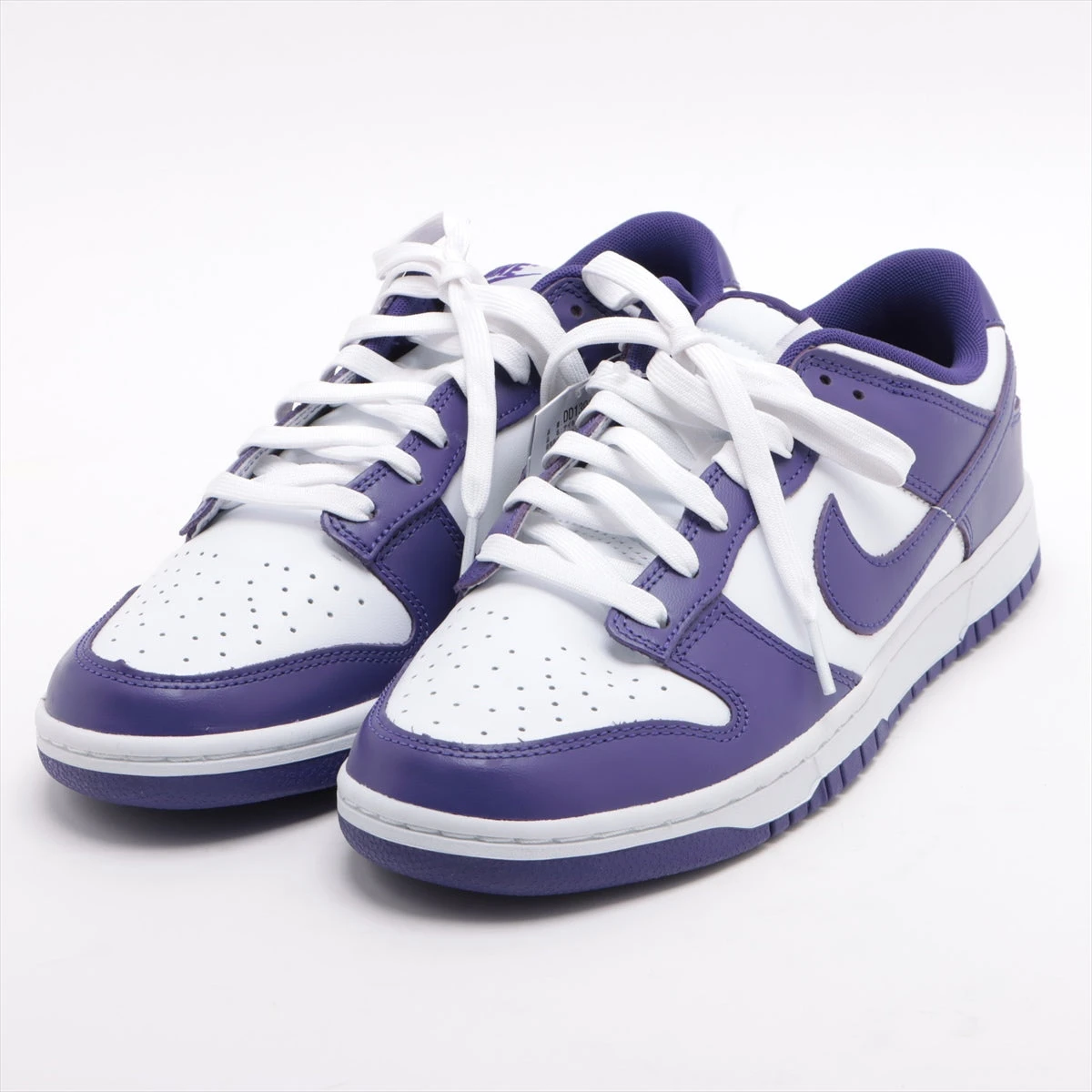 ナイキ レザー スニーカー 28cm メンズ パープル DD1391-104 DUNK LOW