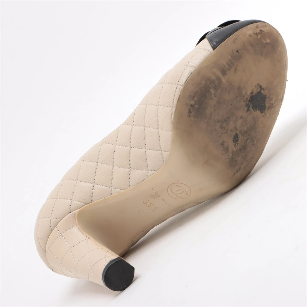 CHANEL - 美品◎CHANEL カメリアパンプス ウール生地 マトラッセ