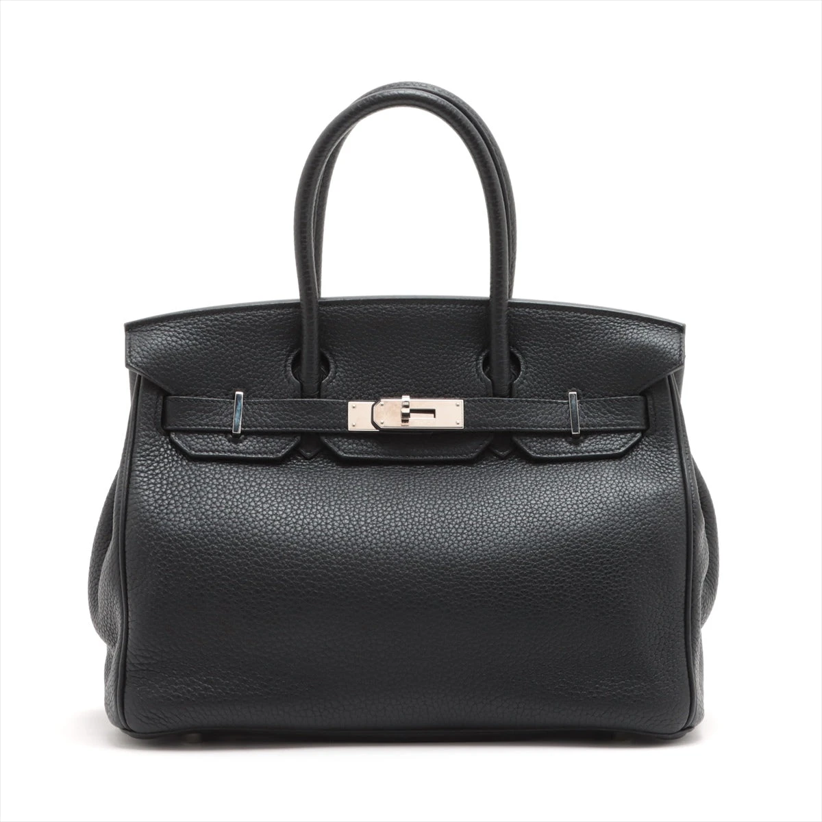 エルメス バーキン30 トリヨンクレマンス ブラック シルバー金具 □O:2011年