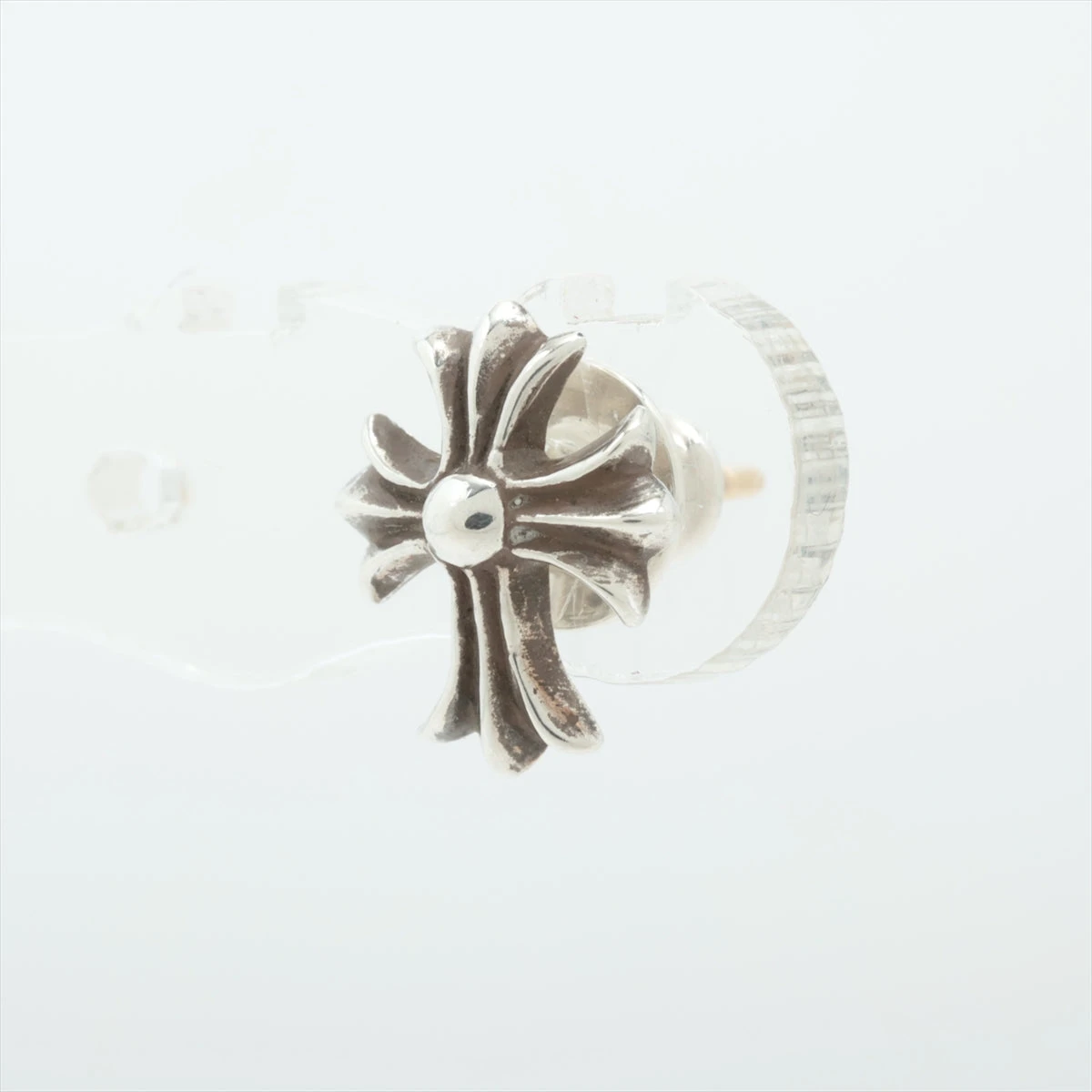 クロムハーツ スタッド CHクロス ピアス(片耳用) 925×14K 0.8g