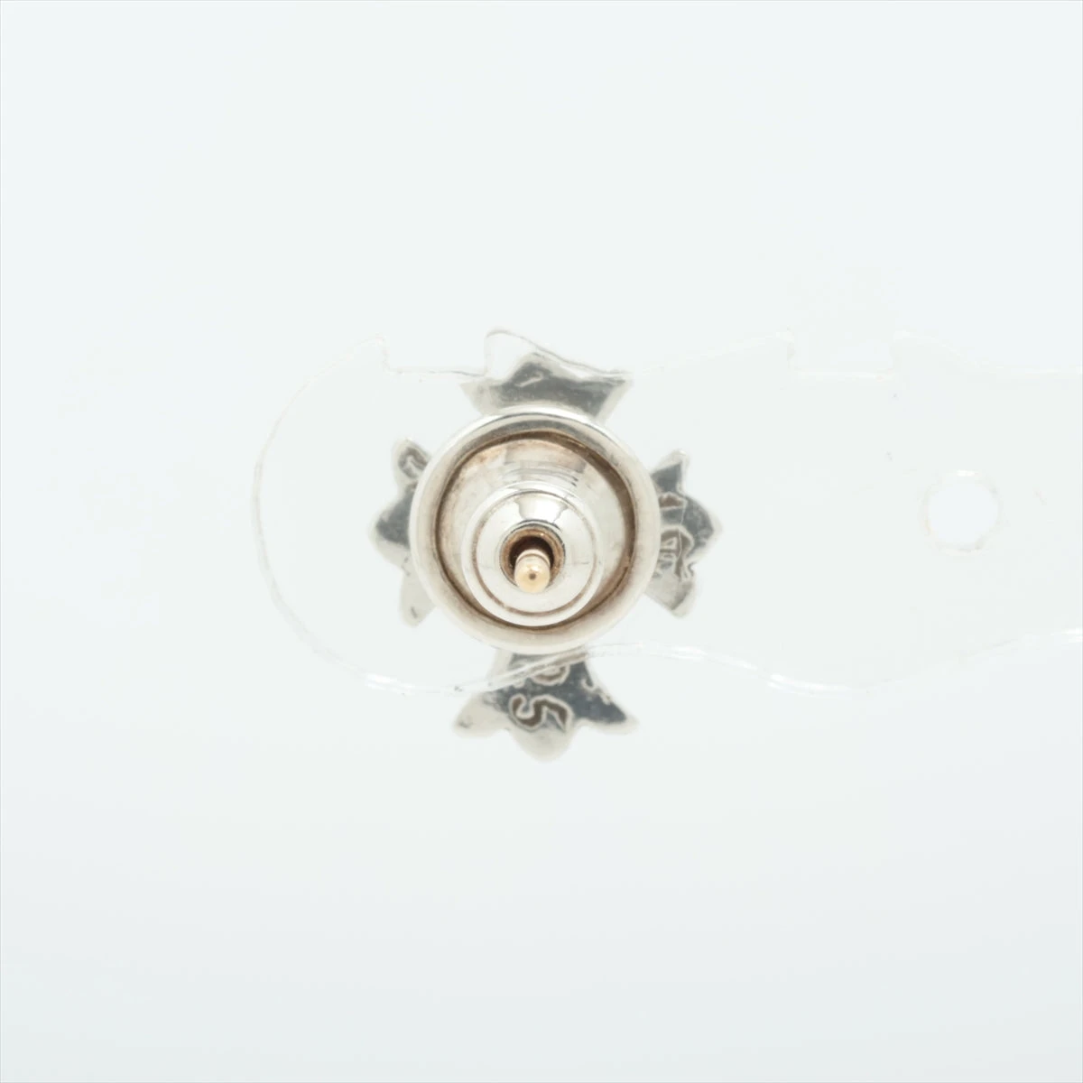 クロムハーツ スタッド CHクロス ピアス(片耳用) 925×14K 0.8g