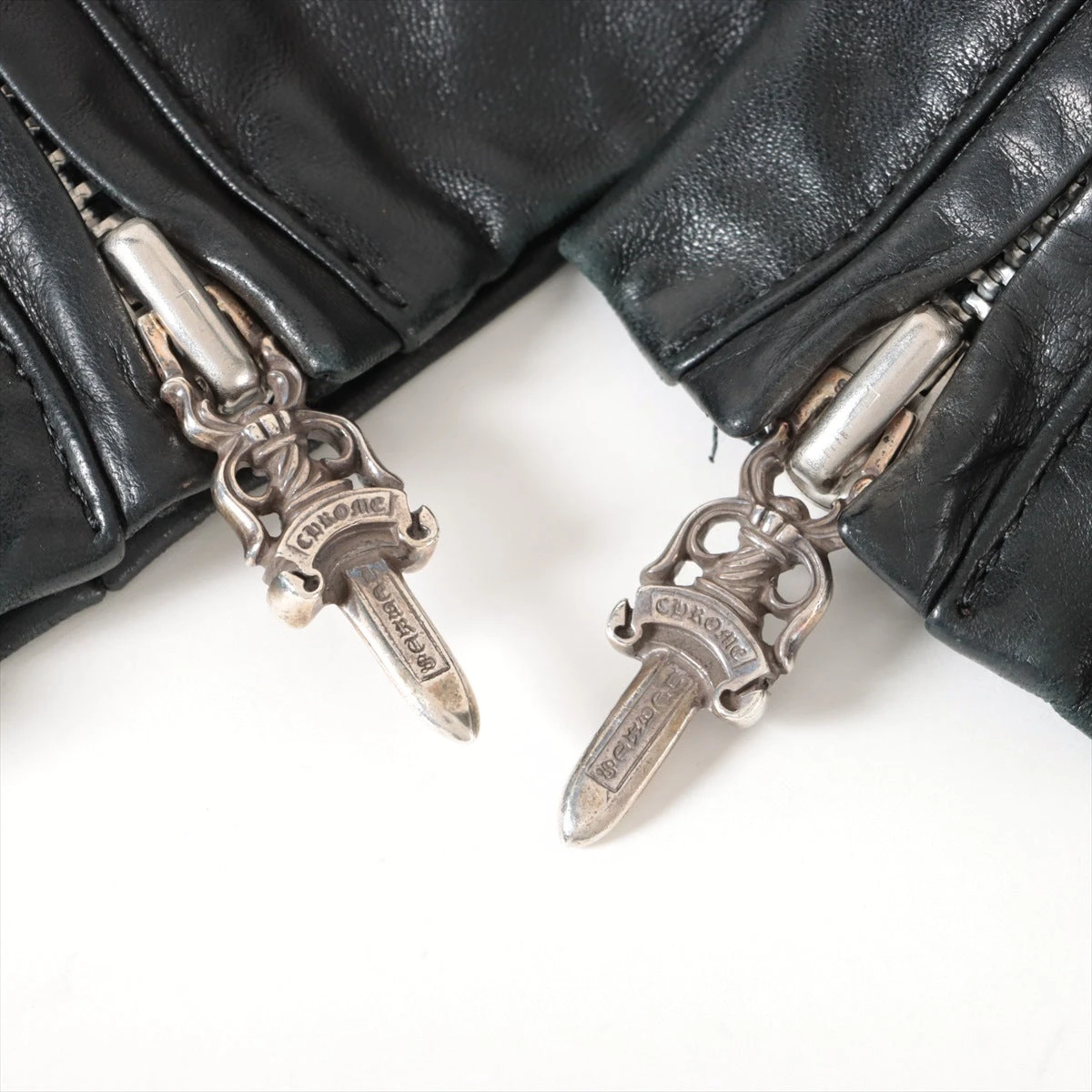 新品✨定価19800円 HARE メタルパーツパンプス　23.5cm黒 レザー クロムハーツ JJディーン ライダースジャケット レザー×925 JVP