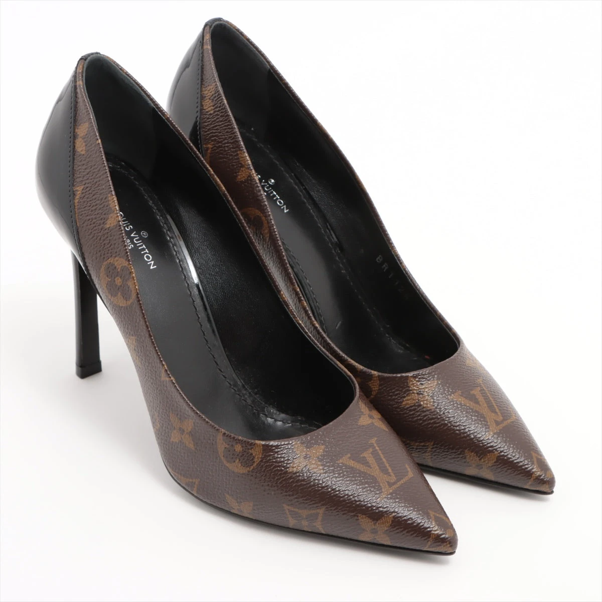 ヴィトン シェリーライン 18年 レザー パンプス 38 レディース