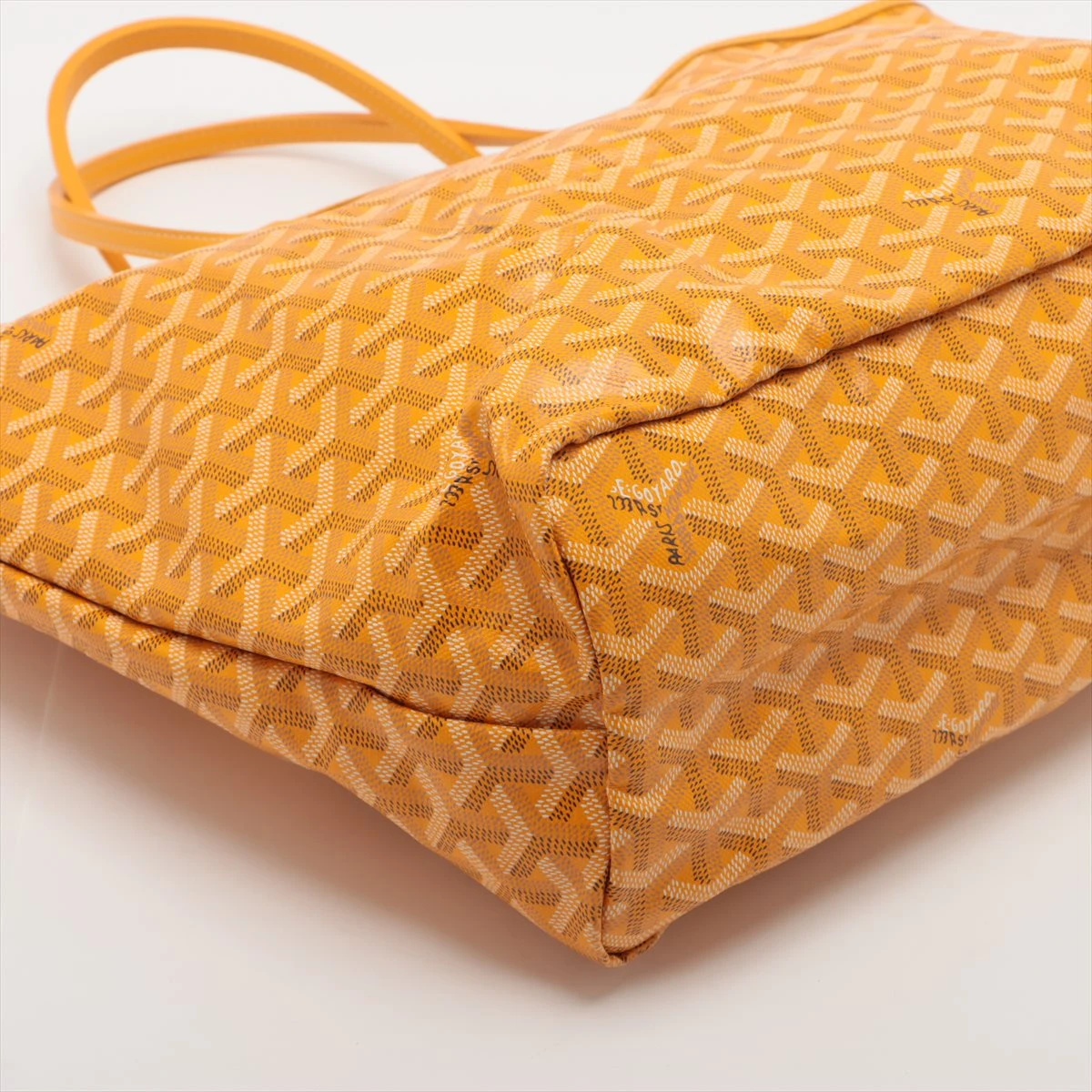 〔ゴヤール〕サンルイ GOYARD】ゴヤール サンルイ ジュニア 廃盤品 イエロー 【中古