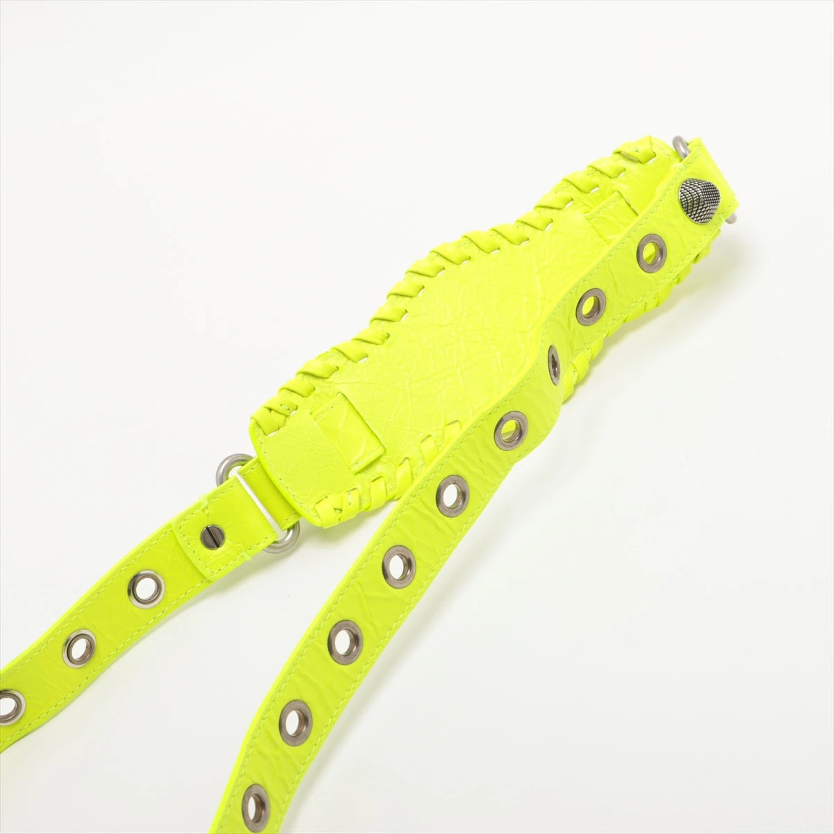 バレンシアガ アリーナ レザー ショルダーバッグ イエロー 671309