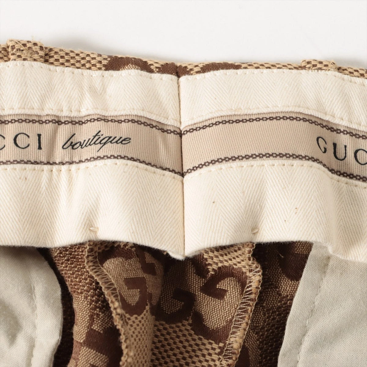 GUCCI GGパターン ベージュパンツ 48 メンズ 【公式通販】