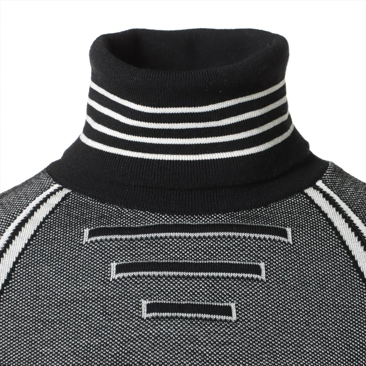 ディオール×空山基 19AW ウール×レーヨン タートルネックニット S