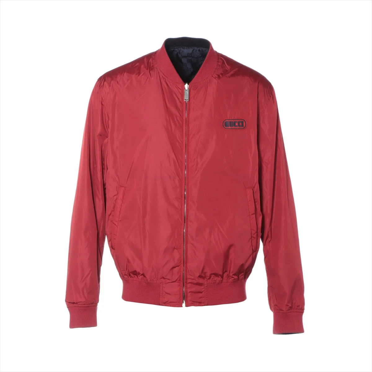 GUCCI ナイロンジャケット ネイビー/レッド