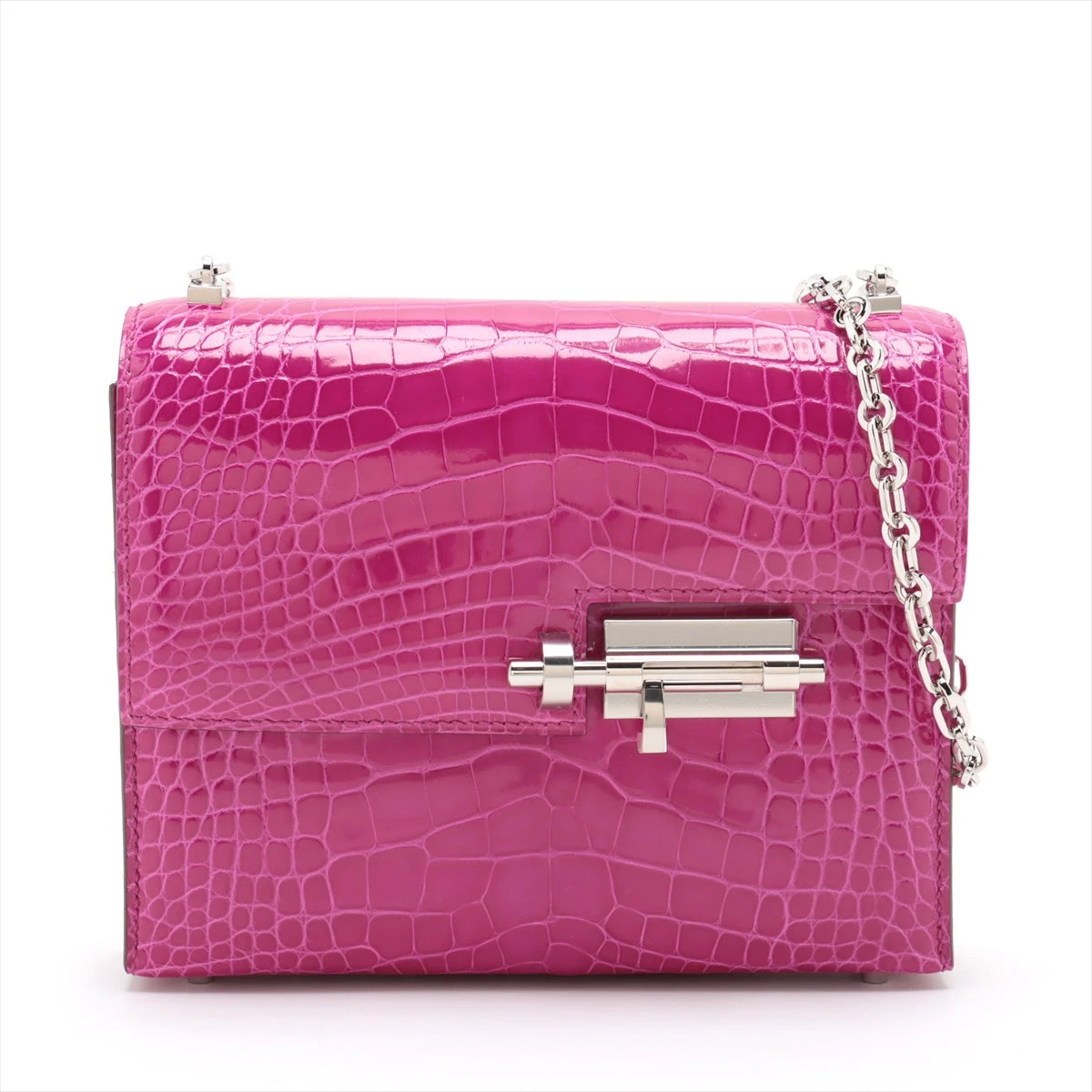 十八年目の主婦 正規品エルメス　アリゲーター　ローズシェヘラザード HERMES エルメス 長財布 ベアンスフレ ローズシェヘラザード