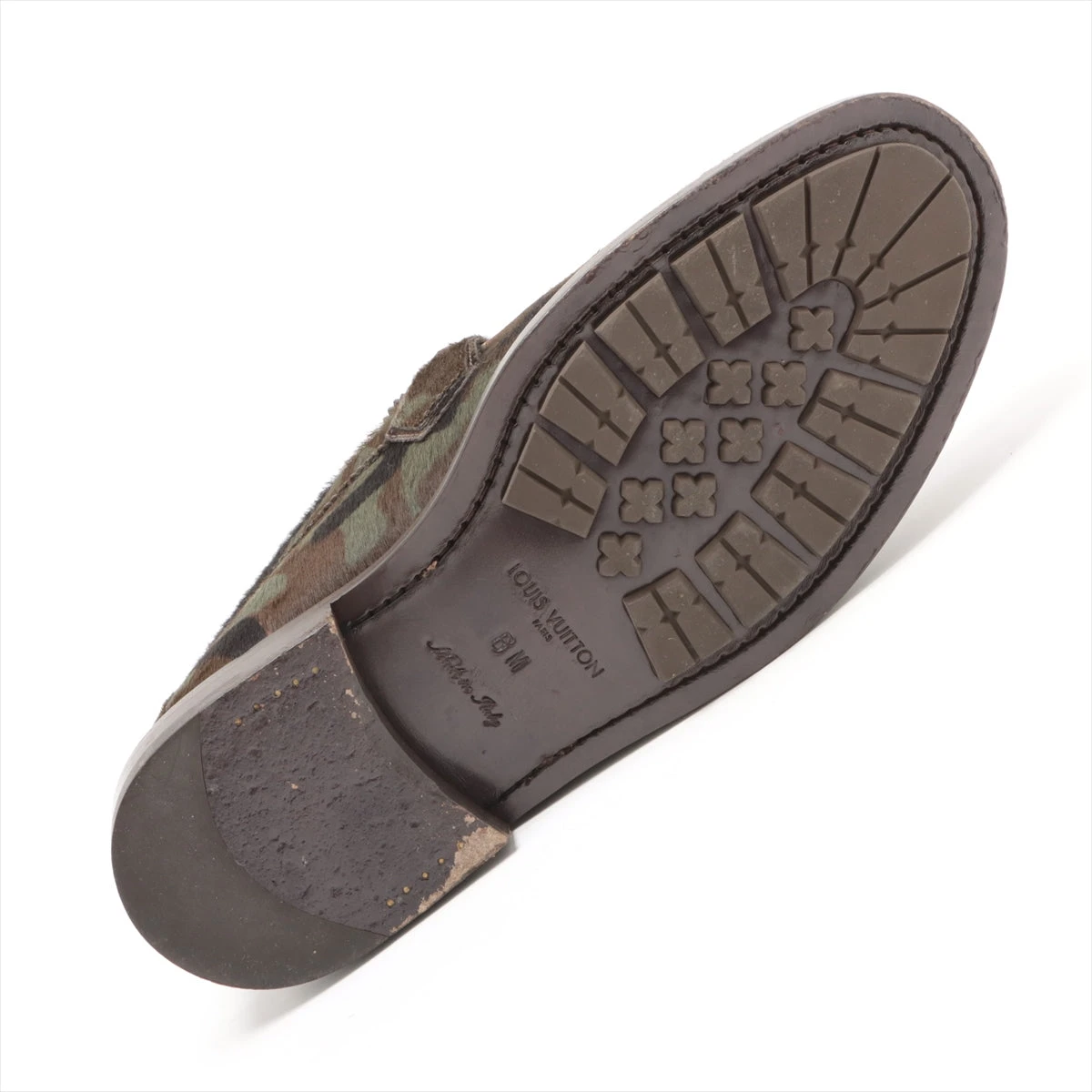 479【美品/希少】ルイヴィトン ハラコ×レザー ローファー7.5約26.5cm 新品】LOUIS VUITTON ルイヴィトン ハラコ ローファー 479【美品