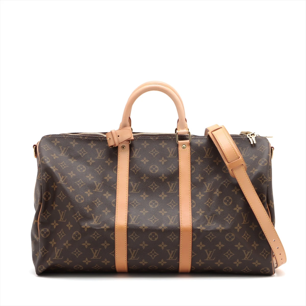 ルイ・ヴィトン ハンドバッグ ブラウン/ブラック ルイ・ヴィトン LOUIS VUITTON オラフMM N41441 ブラウン PVC