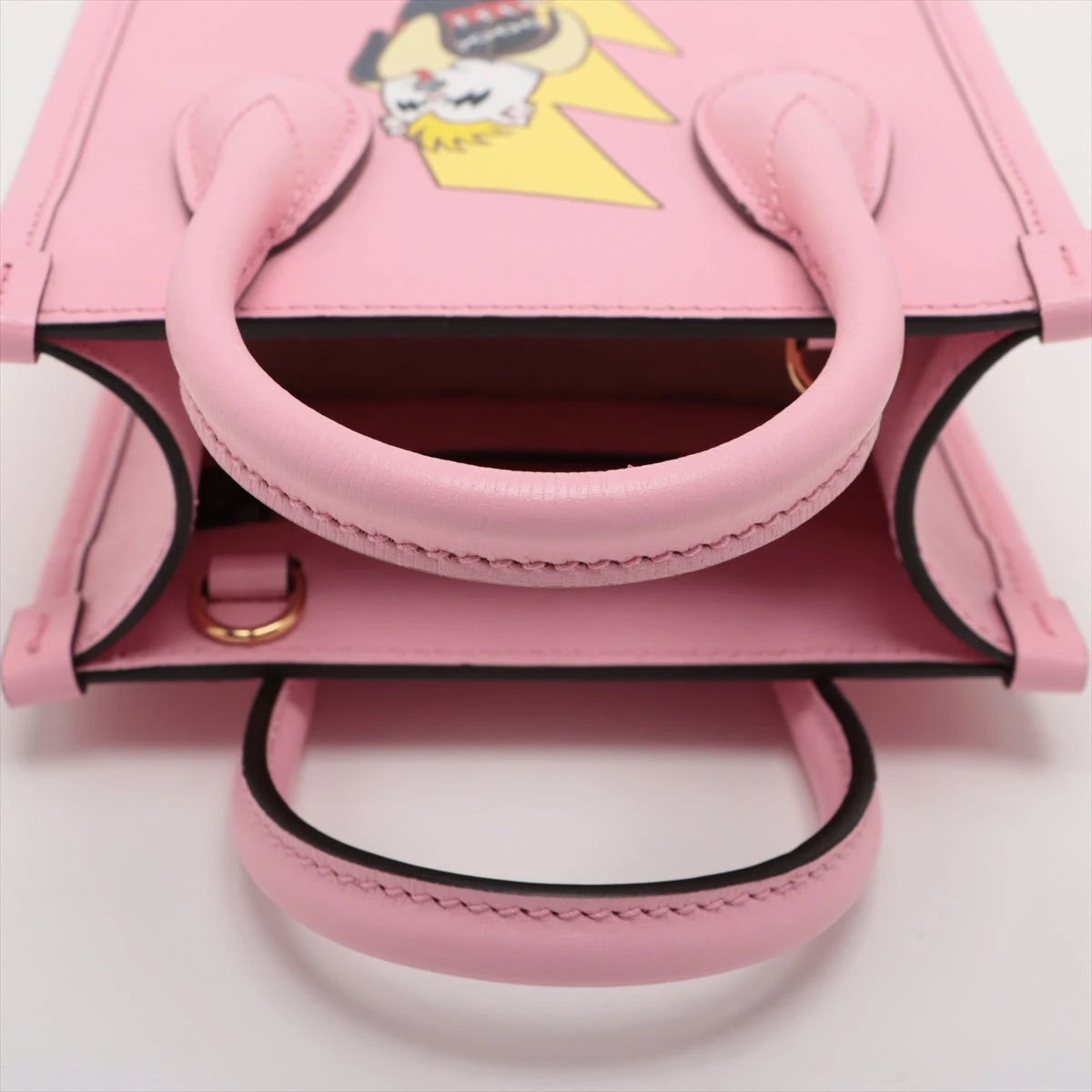 グッチ レザー × バナニャ 2way ハンドバッグ 671623 グッチ レザー 2WAYハンドバッグ ピンク 671623 ばなにゃコラボ