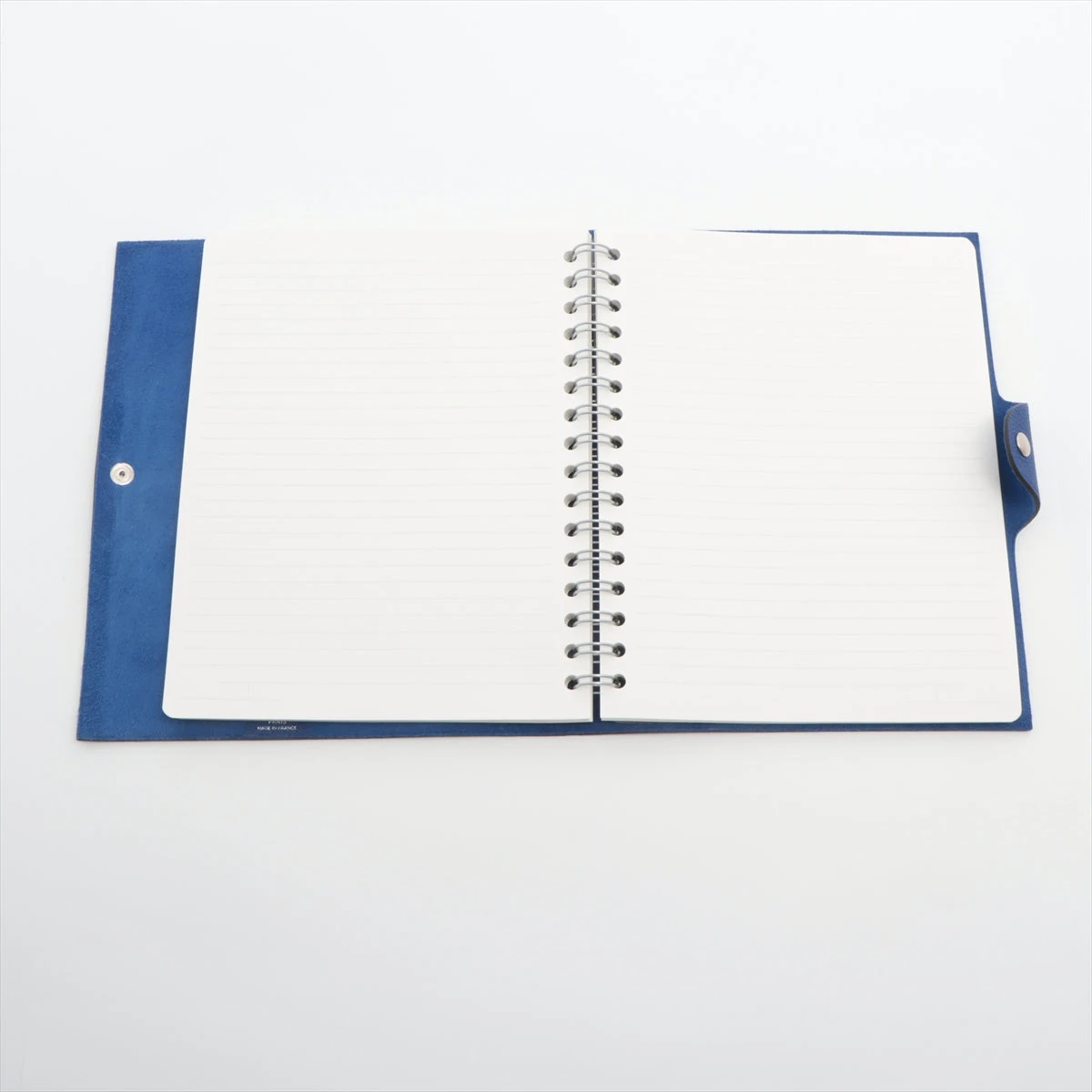 エルメス ユリスGM トゴ 手帳カバー ブルー シルバー金具 T:2015年